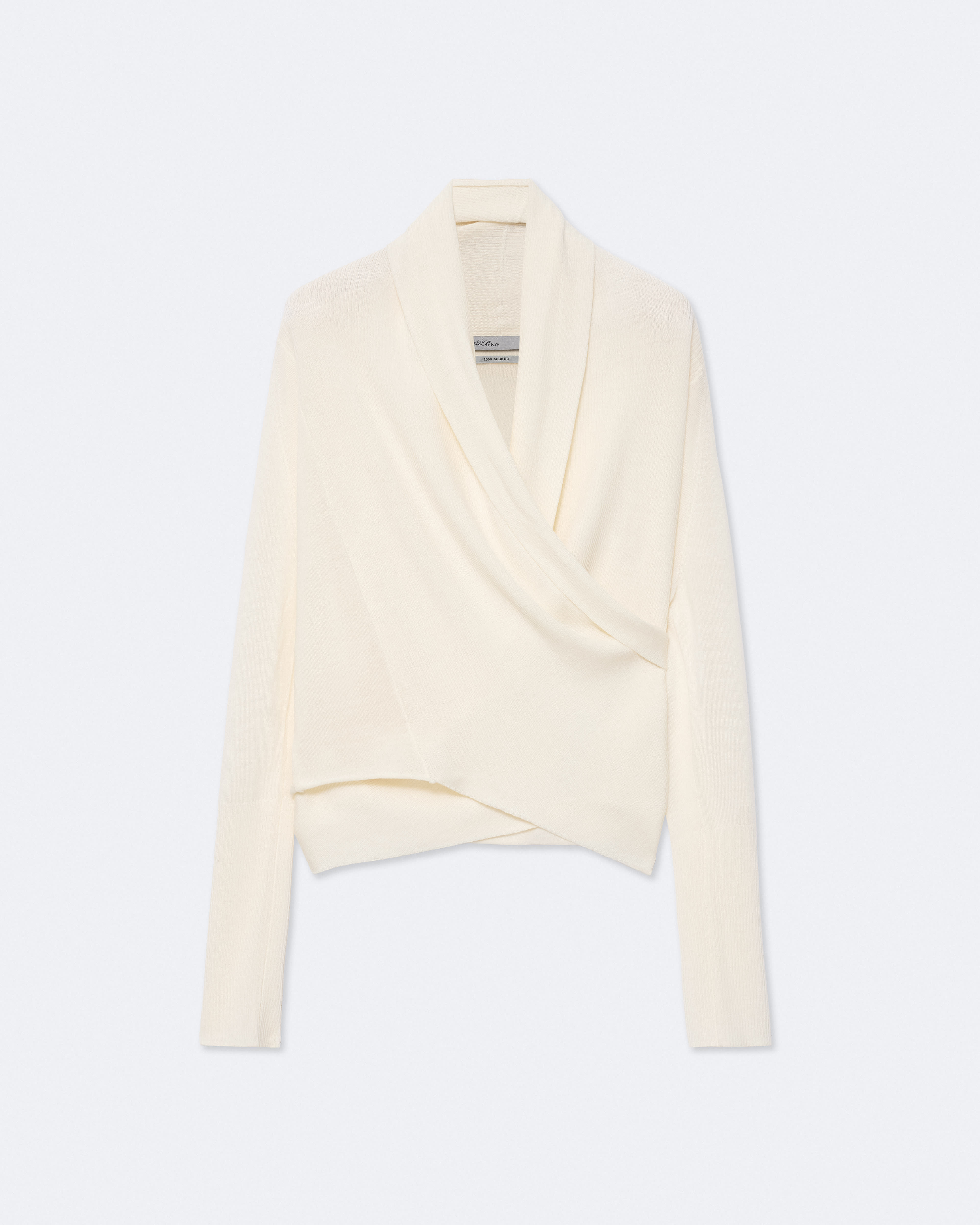 Wasson Pirate Merino Wool Cardigan Chalk White | ALLSAINTS US