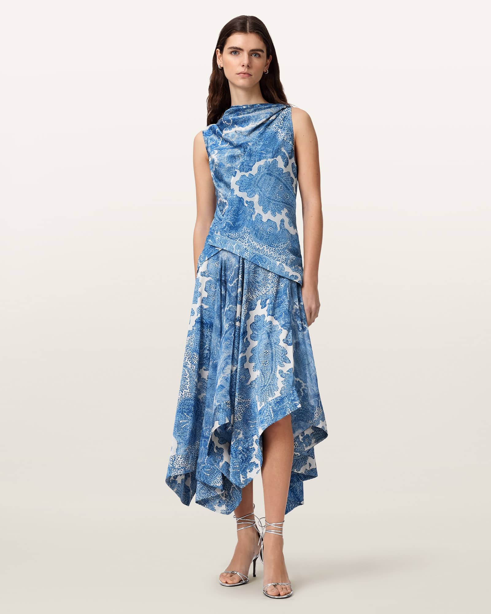 AllSaints Women's Prue Dress - Blue - Size 8 UK/4 US - Joanne Blue