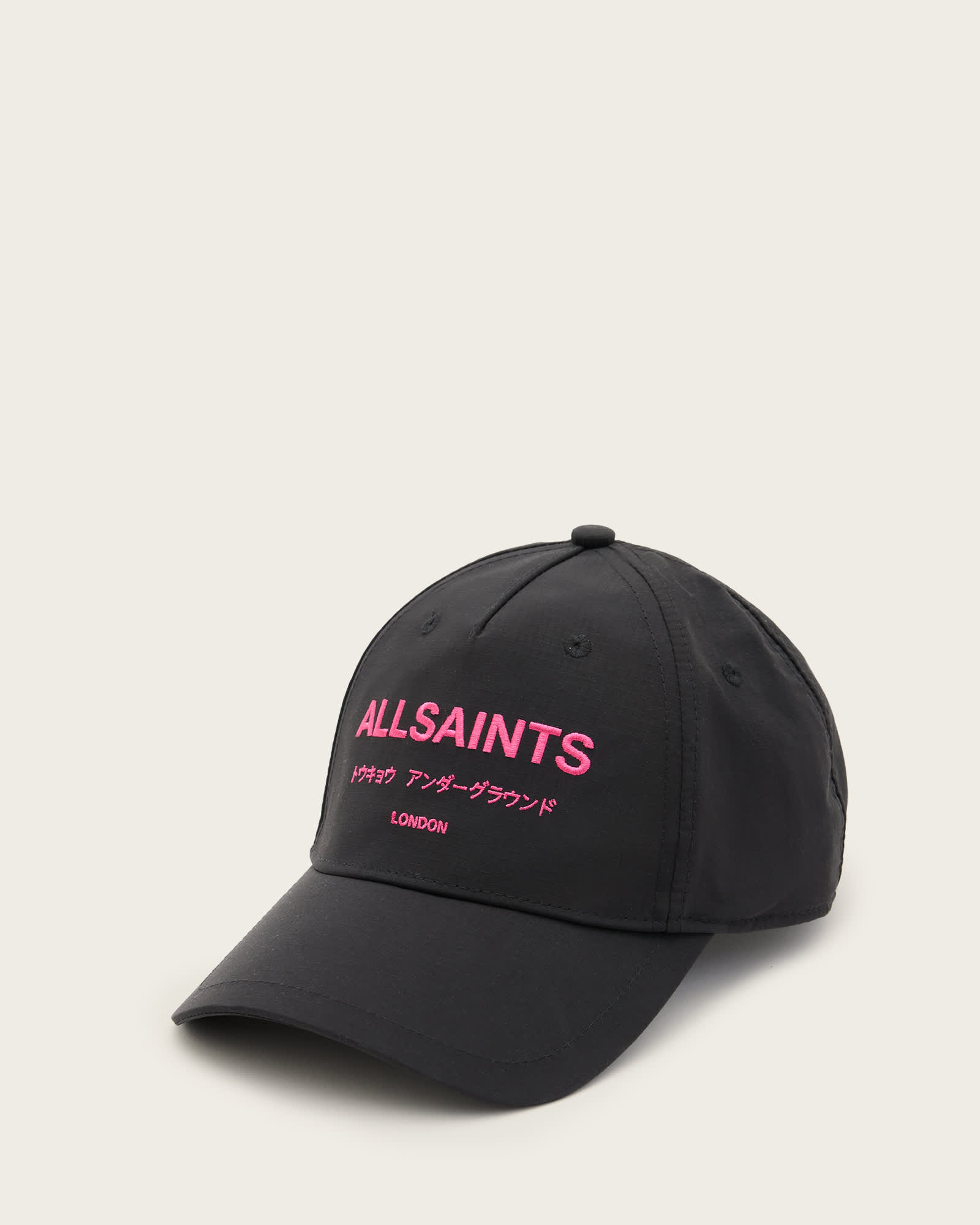 良質  Baseball Logo Nylon Underground Cap PINK BLACK/HOT 帽子