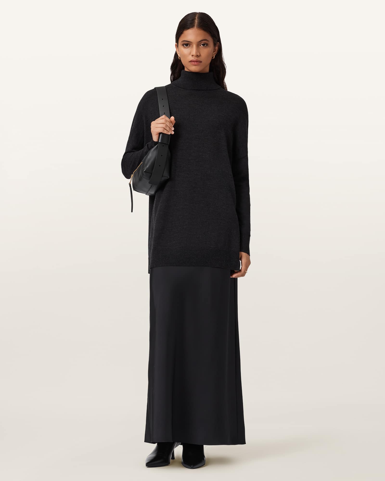 deep v neck black dress Long Prom SH1081 – shinydress bfsale2025 Color:Dusty Blue Black Ribbed Halter Mini