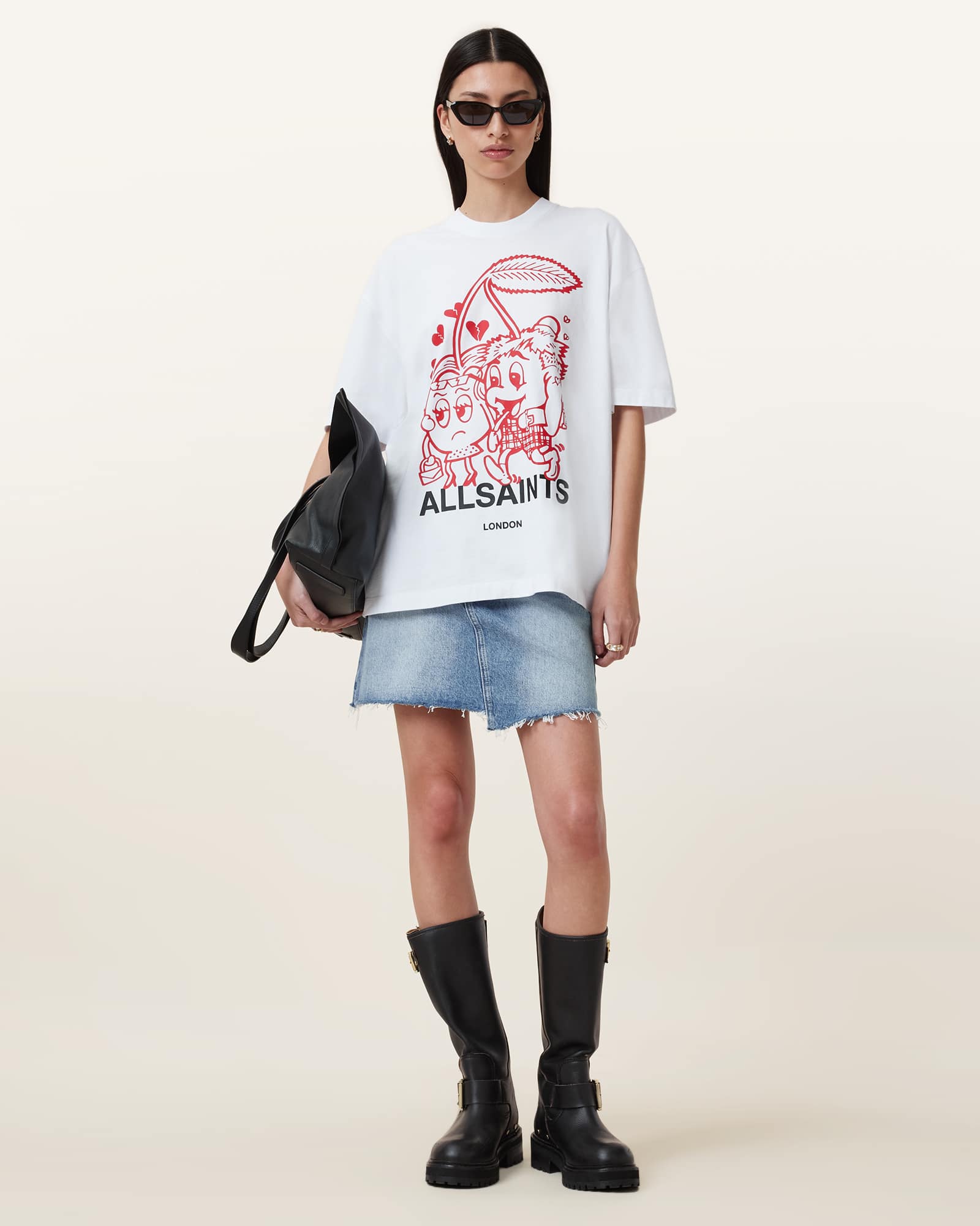 トップス S circle open T-shirts THEREDTHREAD】S circle open T-shirts