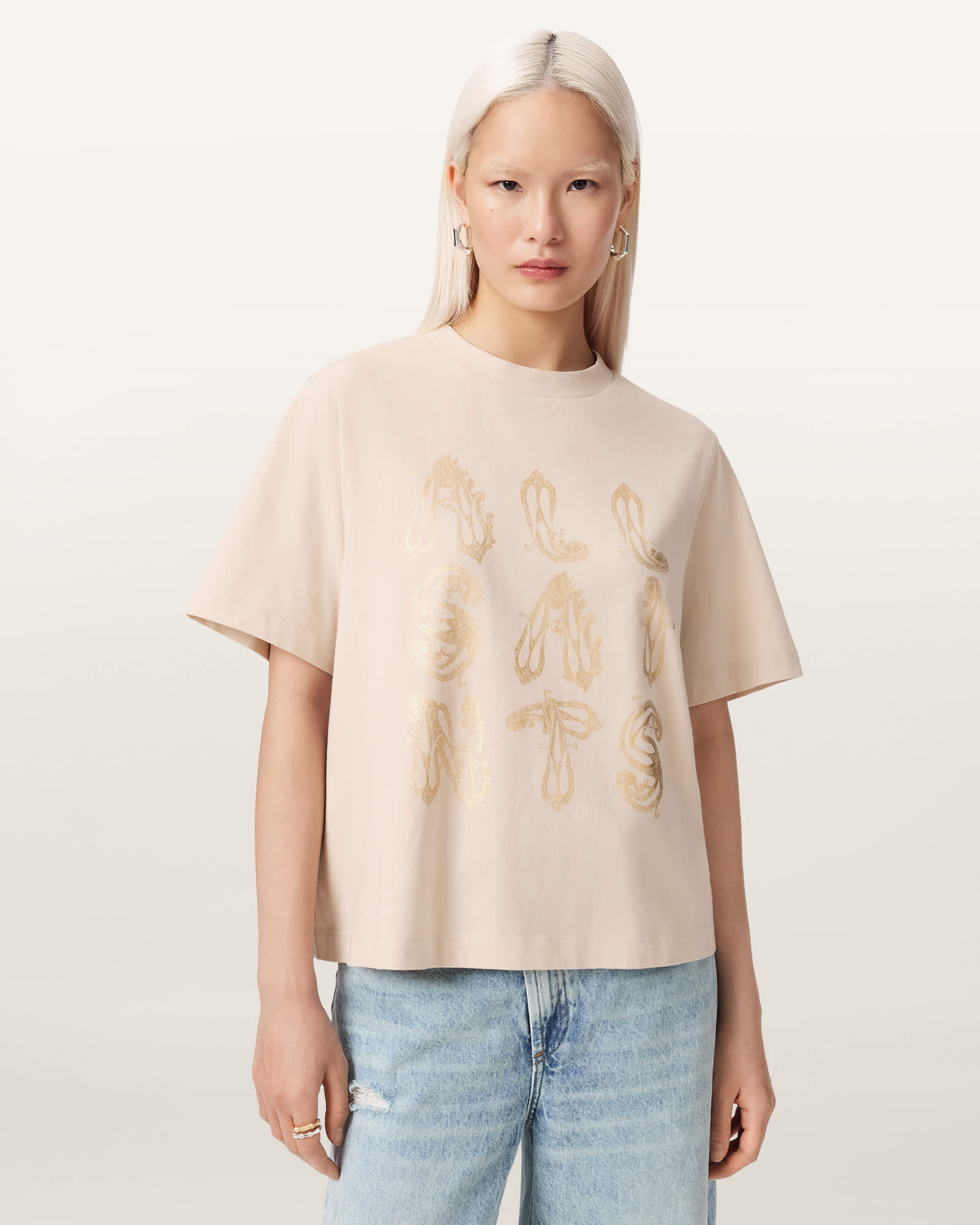 Ella Lisa Boxy Embellished T-Shirt