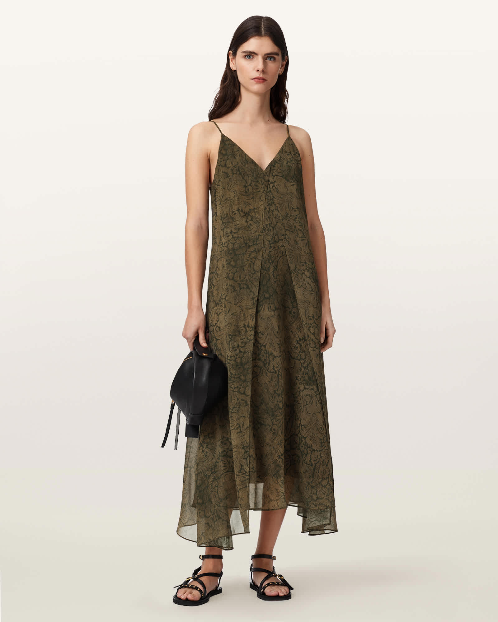 Vanda V-Neck Midi Dress