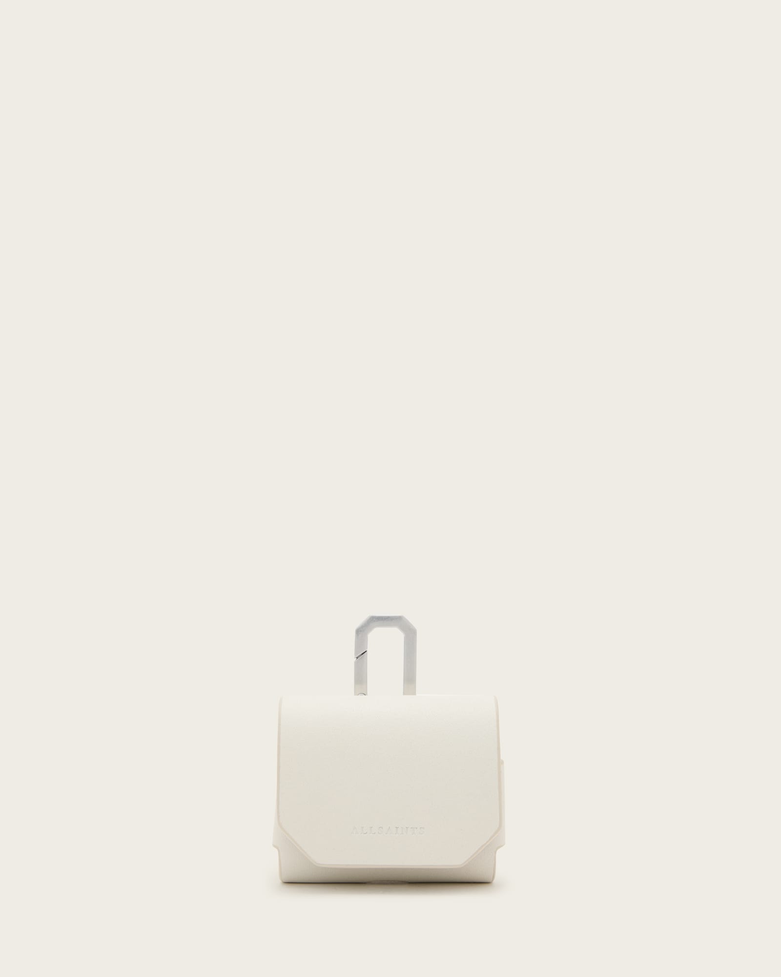 Hex AirPod Leather Case BIRCH WHITE | ALLSAINTS Canada