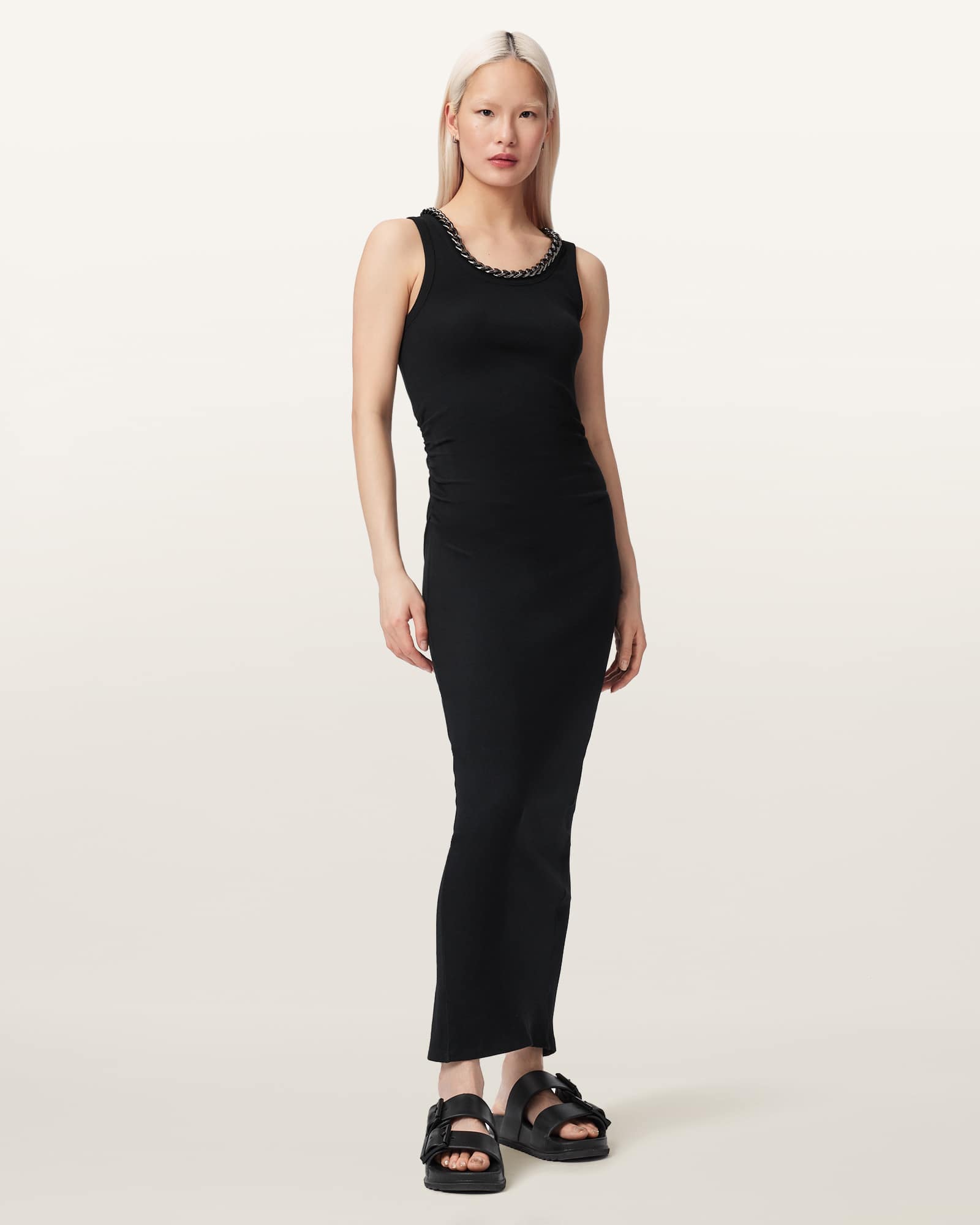 Lucy Sleeveless Bodycon Maxi Dress