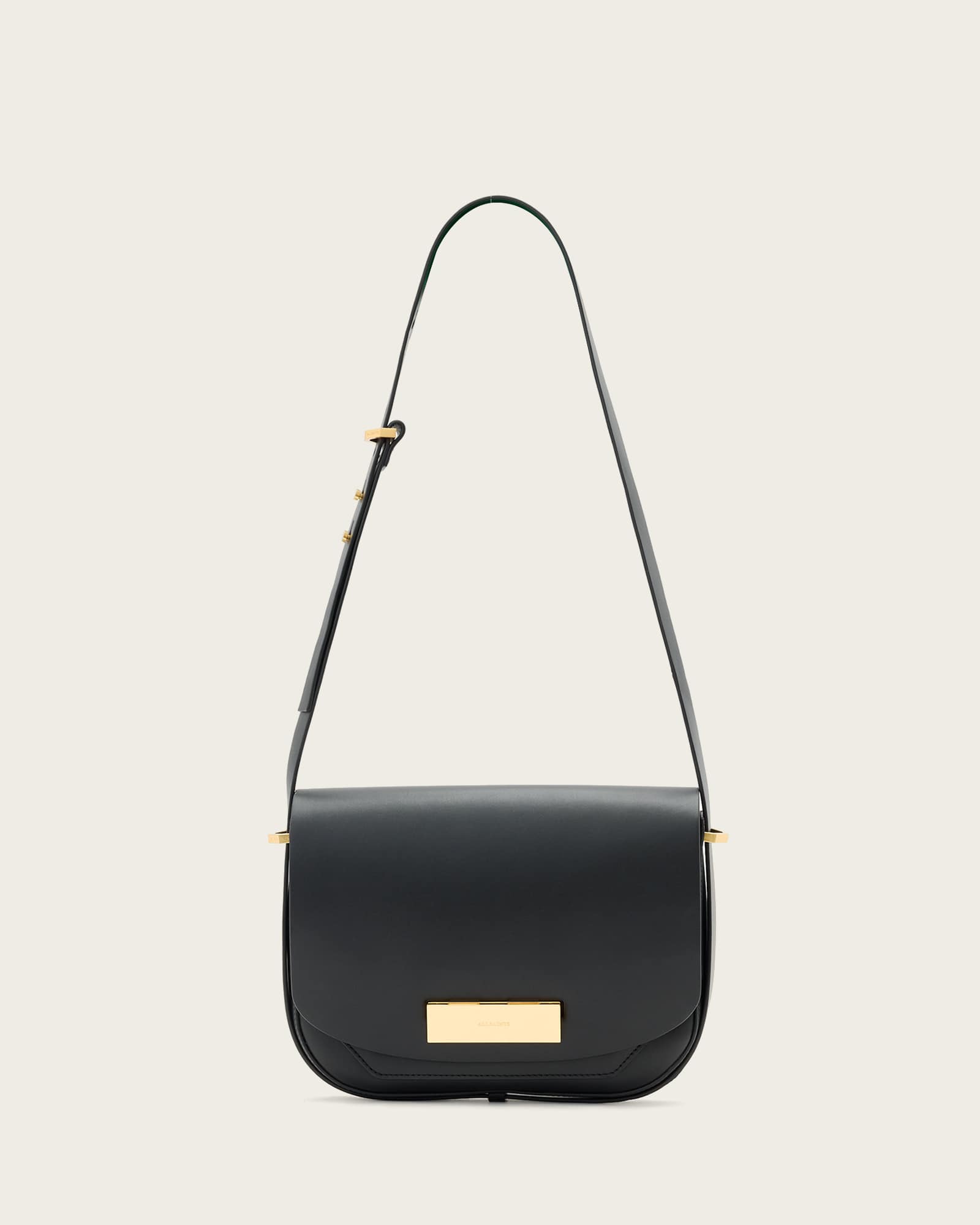 (取寄) オールセインツ レディース エッタ サッチェル AllSaints women Etta Satchel Black Etta Leather Satchel Bag Black | ALLSAINTS US