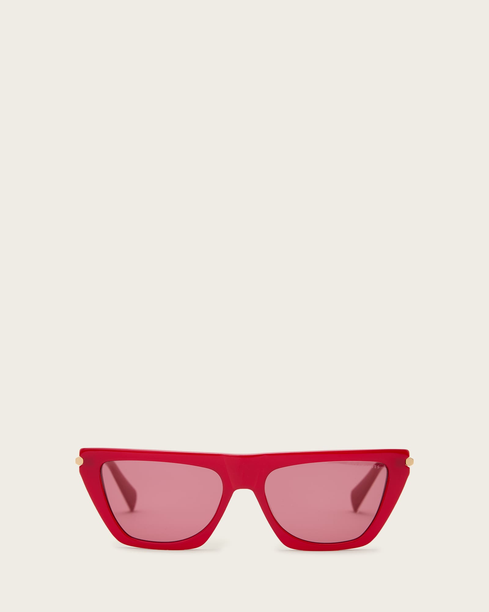 Minka Flat Top Cat Eye Sunglasses LIPSTICK RED | ALLSAINTS US display picture 1