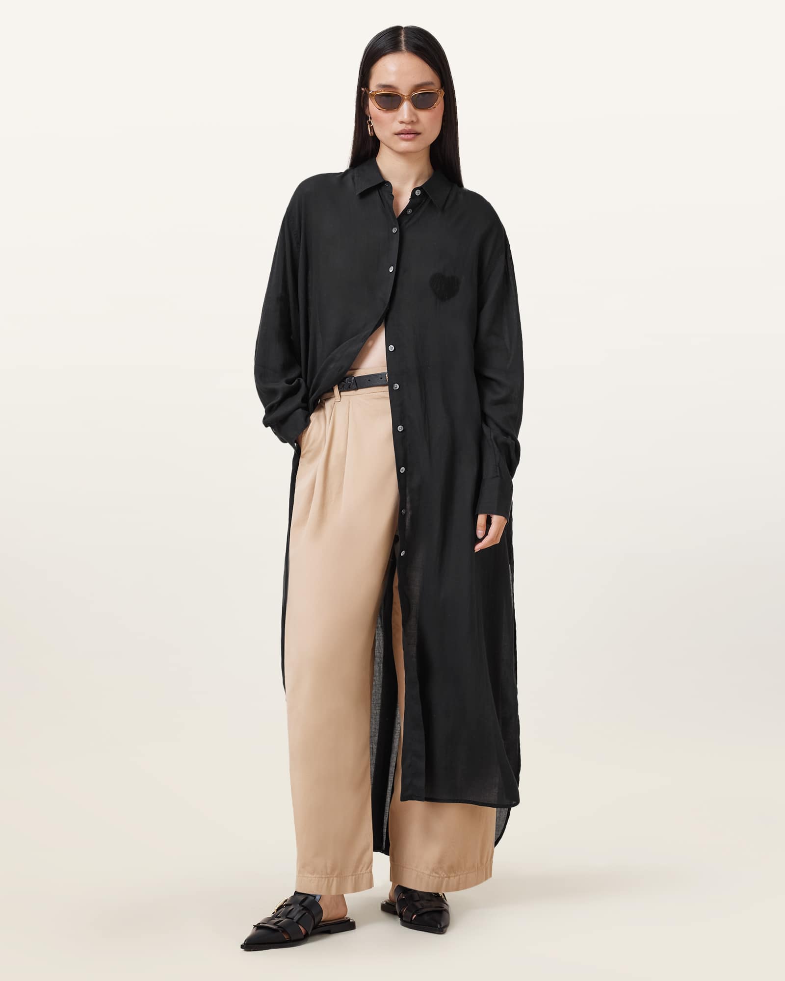 (取寄) オールセインツ レディース ミラ サテン ティー AllSaints women Mira Satin Tee Black ALLSAINTS｜(W)MIRA SATIN TEE | Rakuten Fashion(楽天