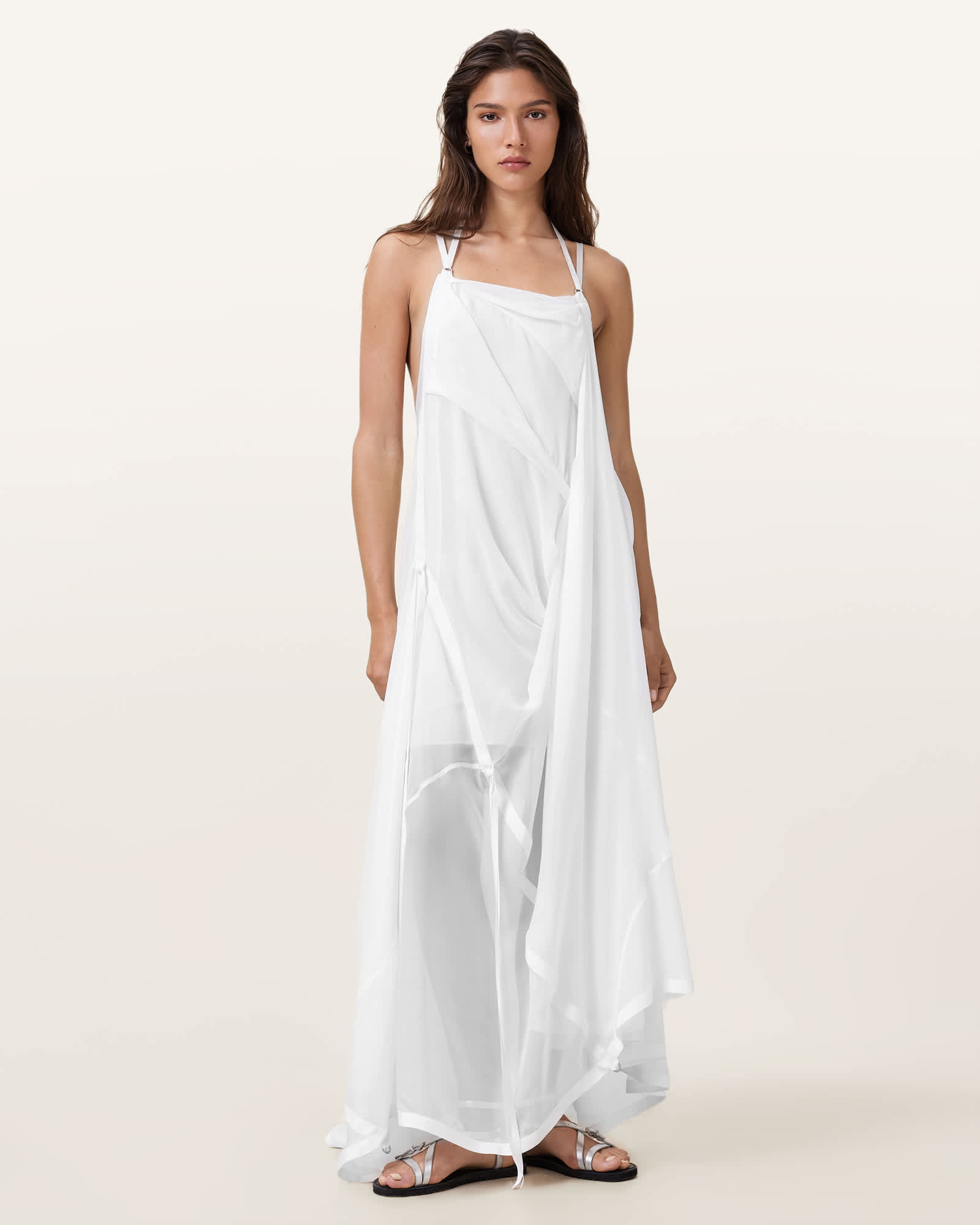 Allsaints Parachute Silk Dress