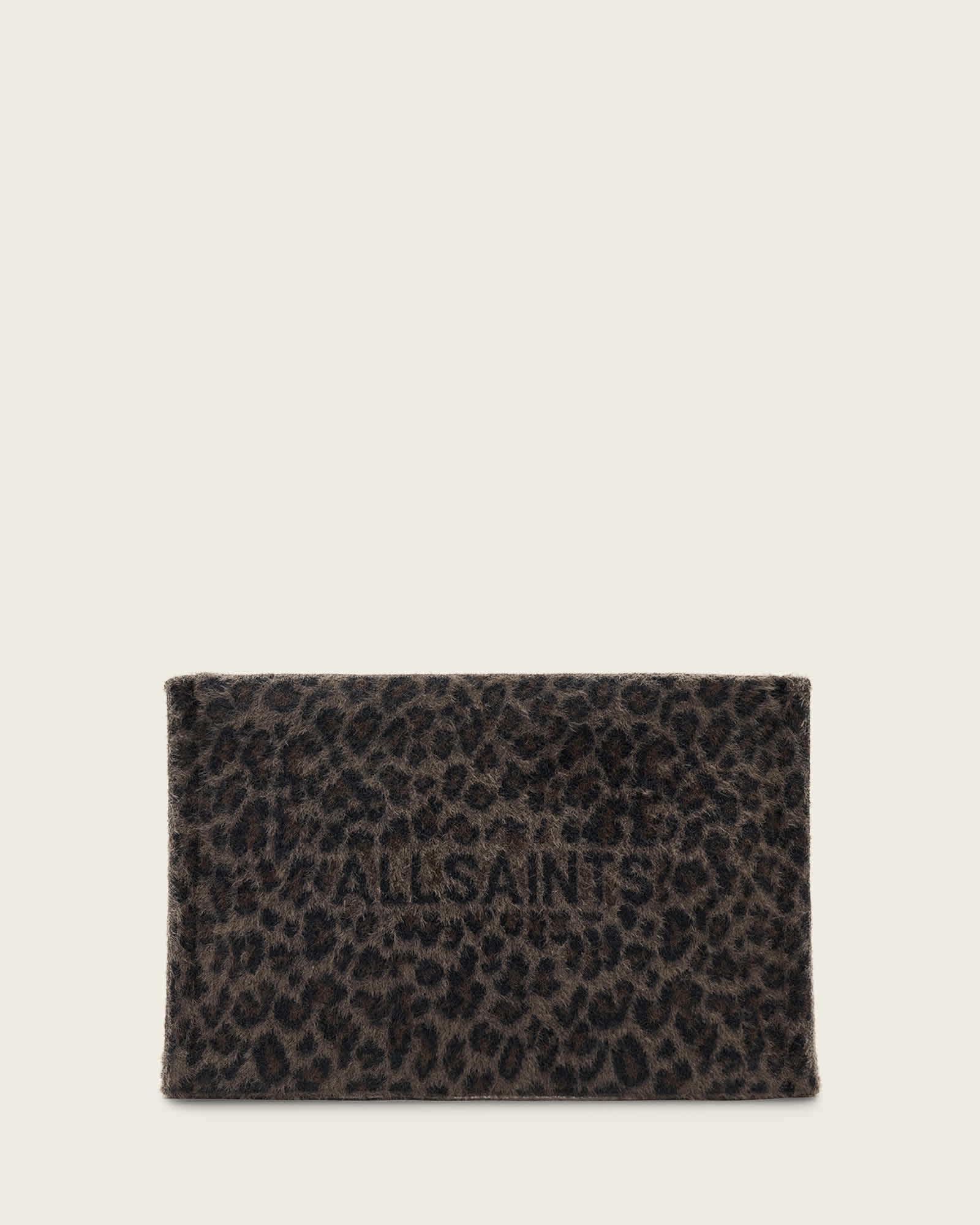 Izzy Leopard Clutch LEOPARD BROWN | ALLSAINTS US