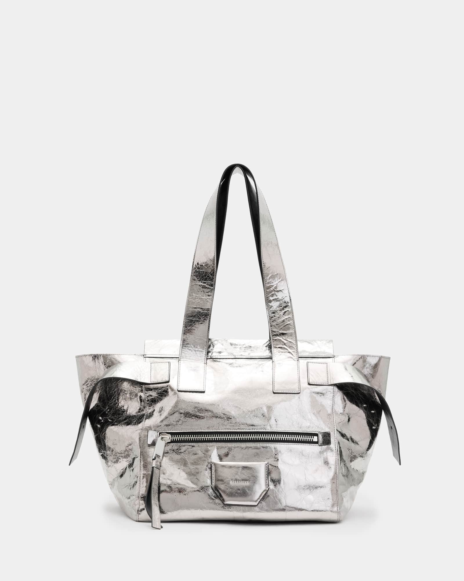 ALLSAINTS Perez Leather Shoulder Tote Bagレザーバッグ ALLSAINTS Perez Leather Shoulder Tote Bagレザーバッグ