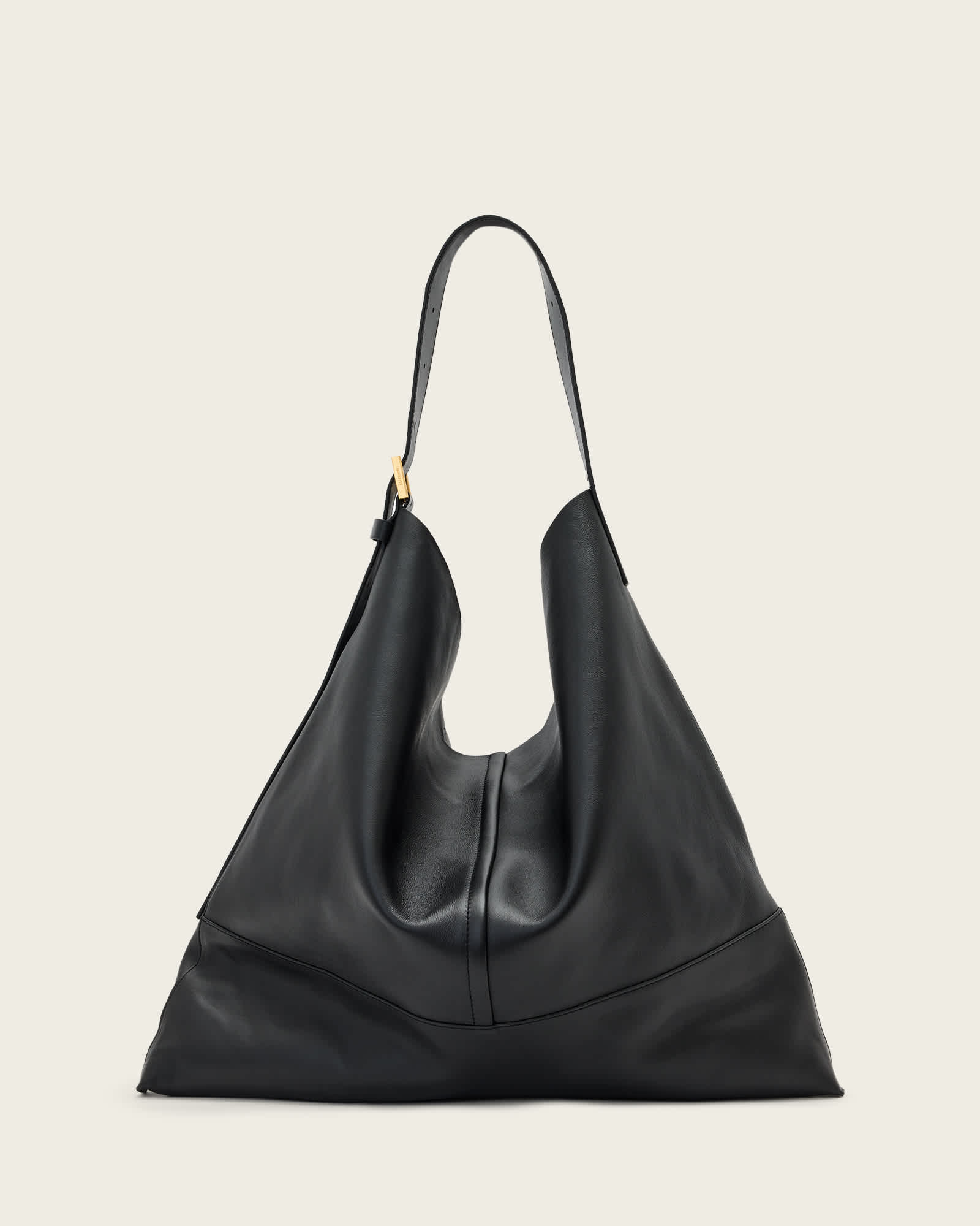 Asha Leather Shoulder Bag Black | ALLSAINTS US