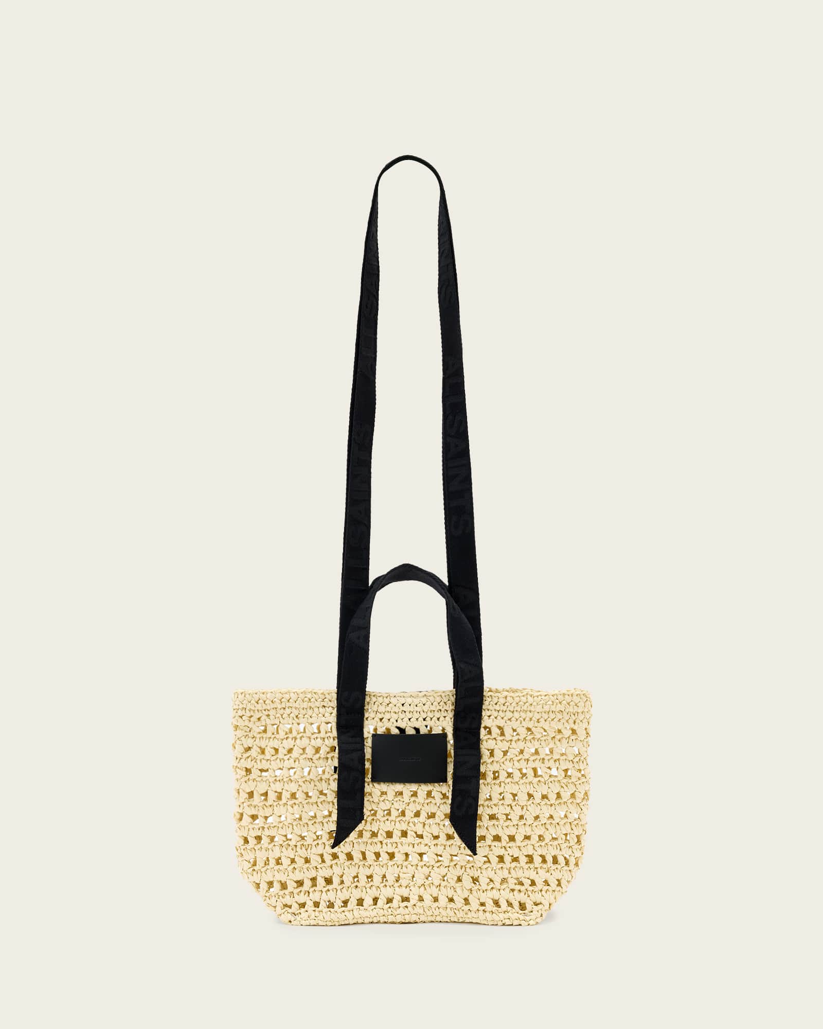 Celayne Crochet Woven Mesh Bag UNBLEACHED WHITE | ALLSAINTS US