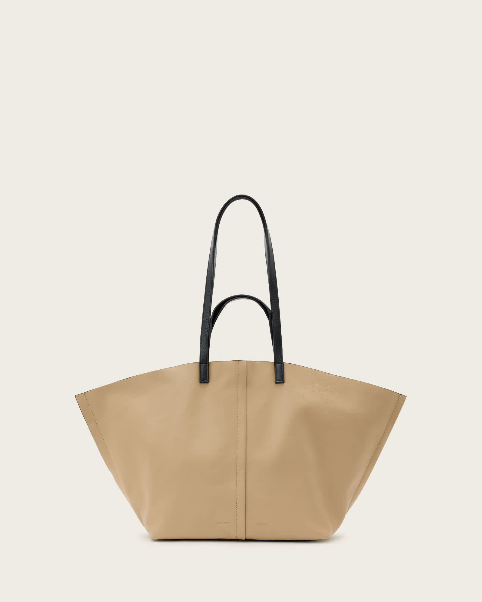 Phoenix Spacious Leather Tote Bag MINK BROWN | ALLSAINTS US