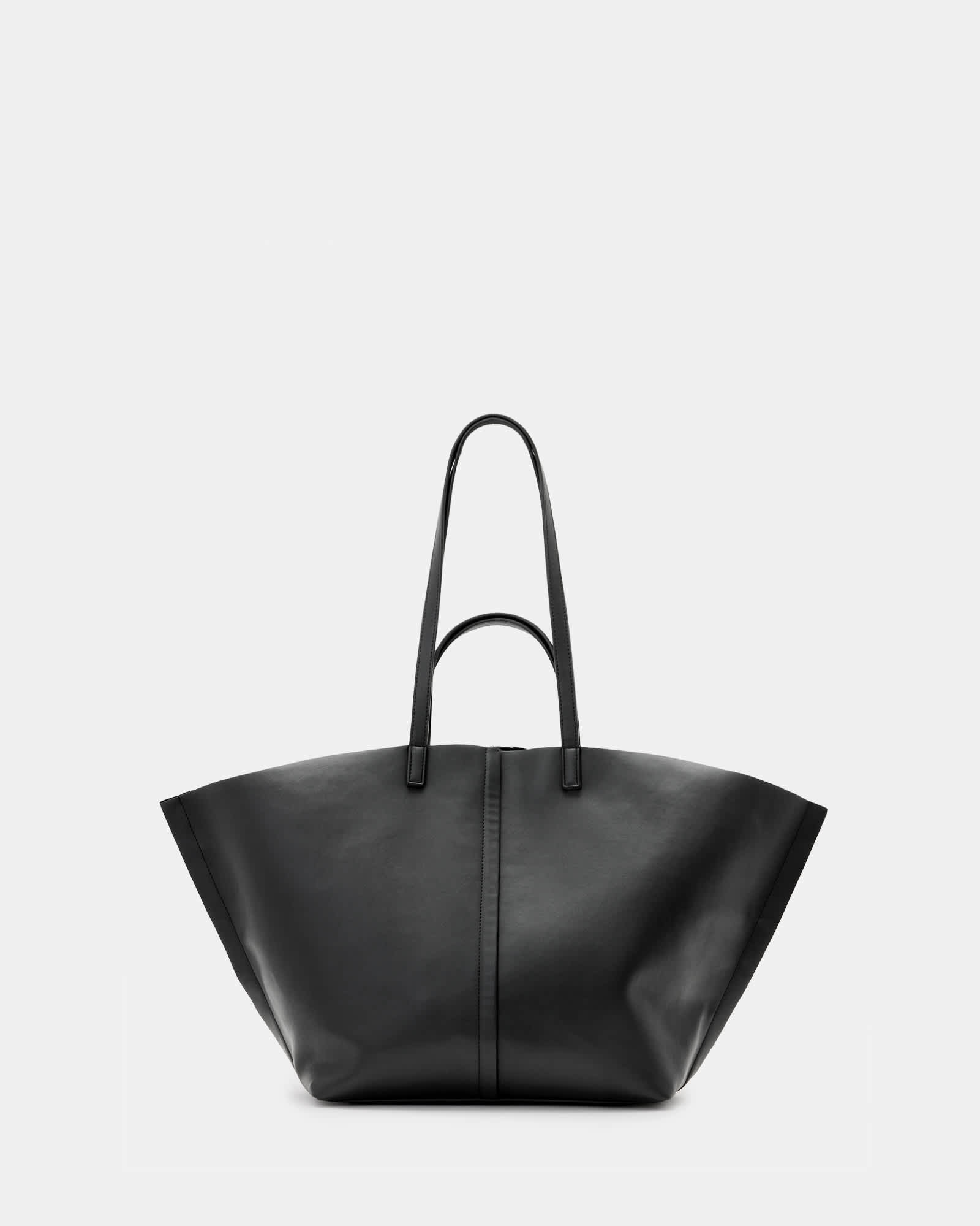 Phoenix Spacious Desserto® Tote Bag Black | ALLSAINTS US