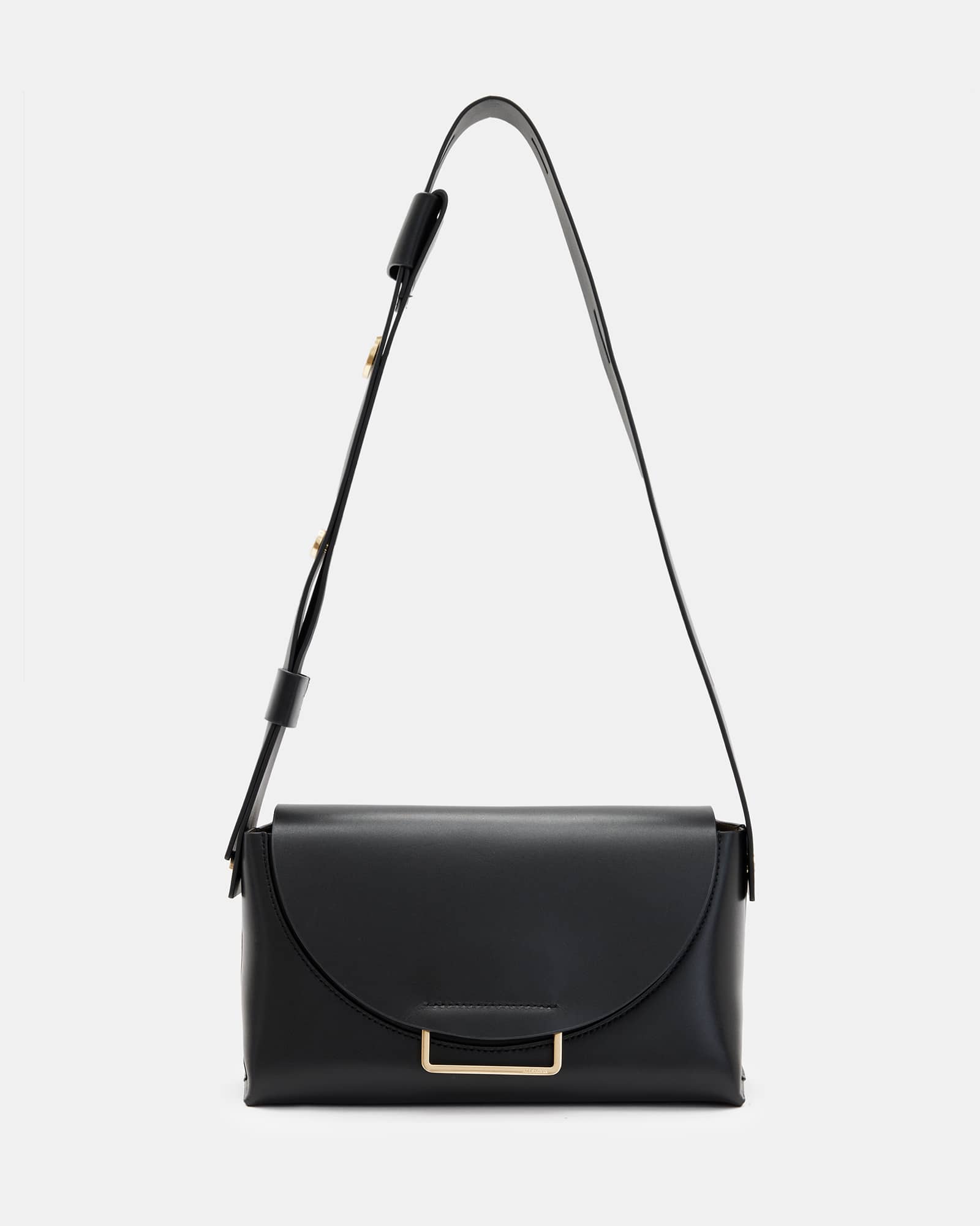 Celeste Leather Crossbody Bag Black | ALLSAINTS US