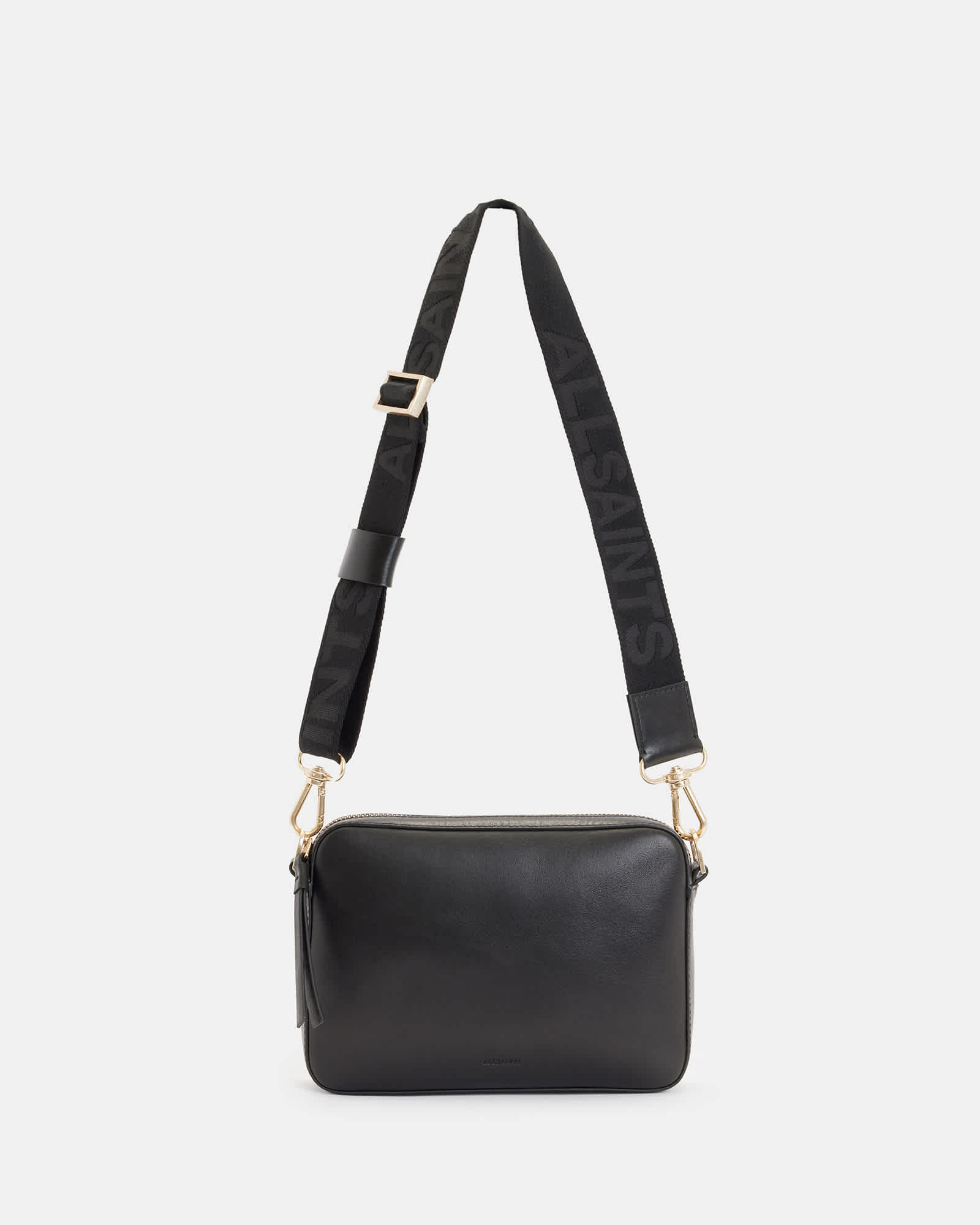 Lucile Leather Crossbody Bag Black | ALLSAINTS US