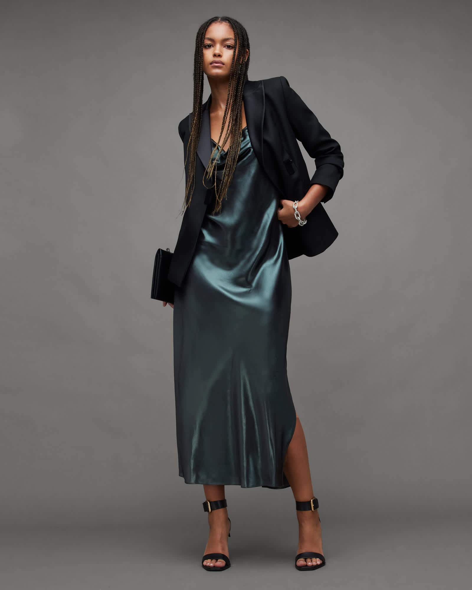 slim fit dress slacks All Saints Breath- 100% Silk Satin French Gothic V Neck Slip Dress Pat   The Photographist Home