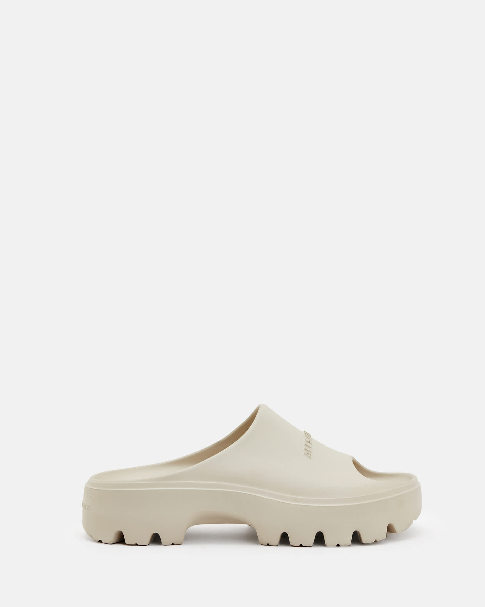 Eclipse Flatform Sliders Chalk White | ALLSAINTS