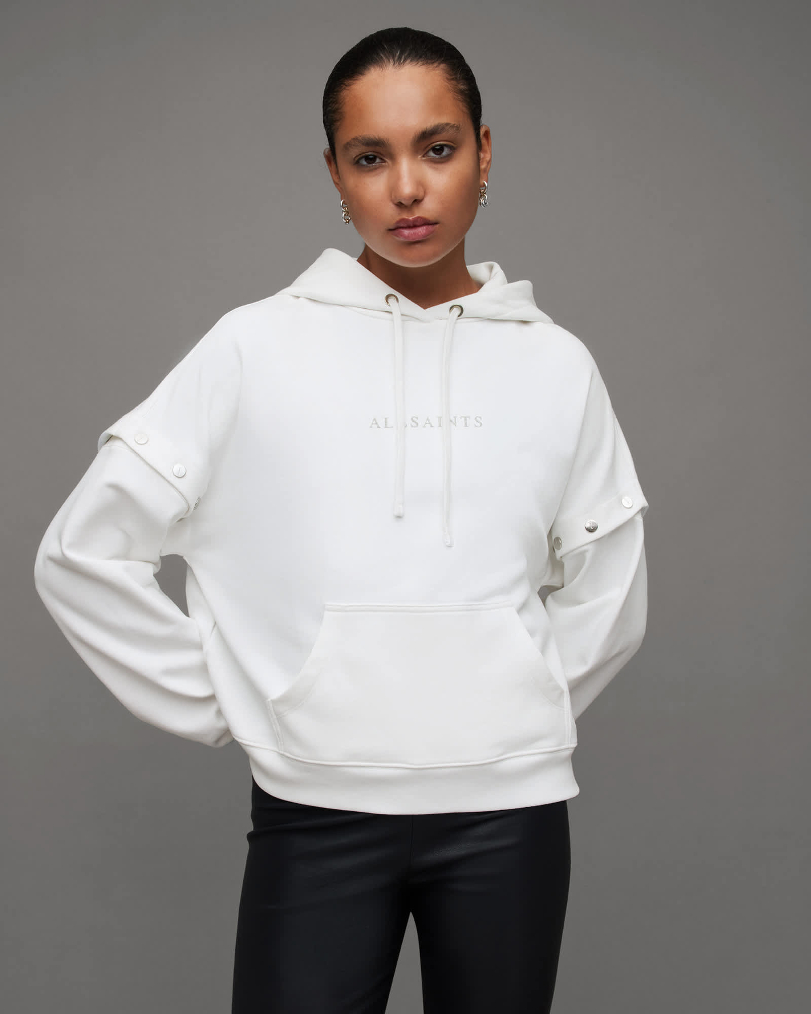 ★ PRENDA★ 97 PDC LACE BUTTON HOODIE WHITE PRTVSUHD11WC2 PULLOVER HOODIE – THE SHOP YOHJI YAMAMOTO