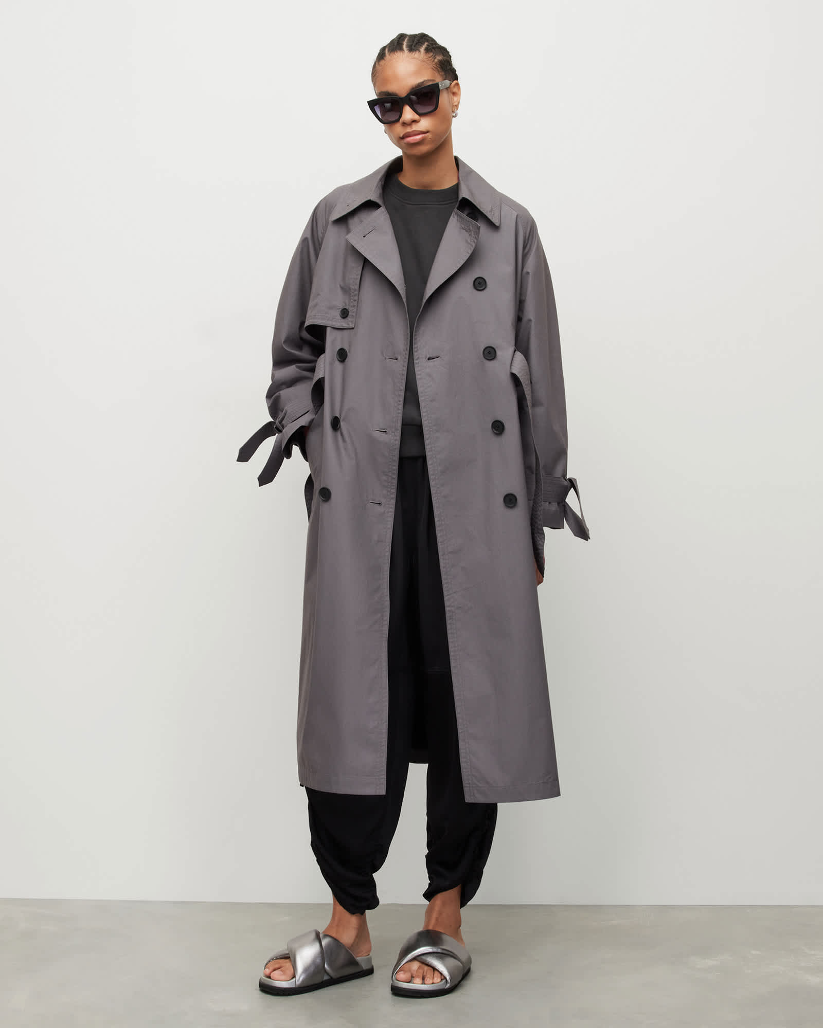[THE TOÉ] AVIGNON TRENCH COAT gray Avignon Trench Coat – THE TOÉ