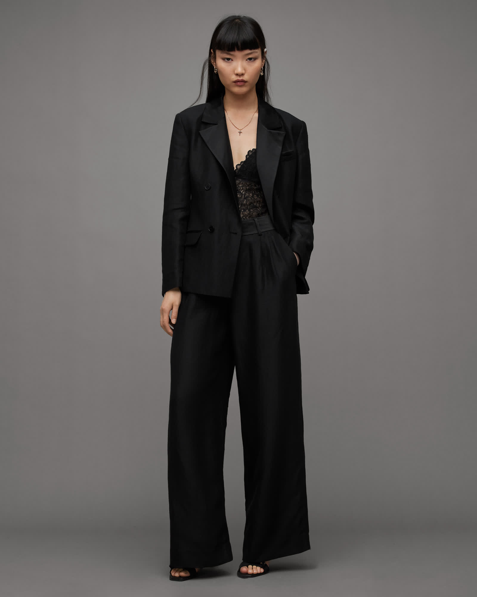 パンツ andmary / Eve line loose pants ANDMARY】Eve line loose pants