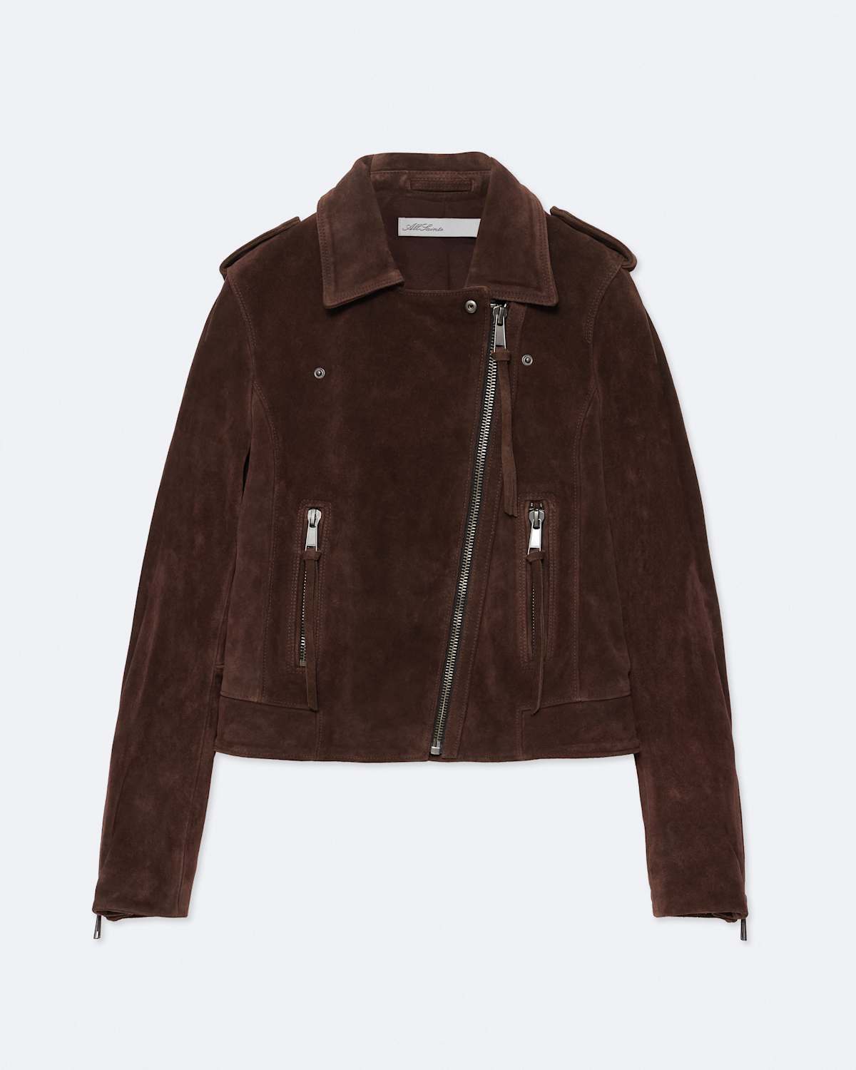 Errie Suede Biker Jacket by AllSaints