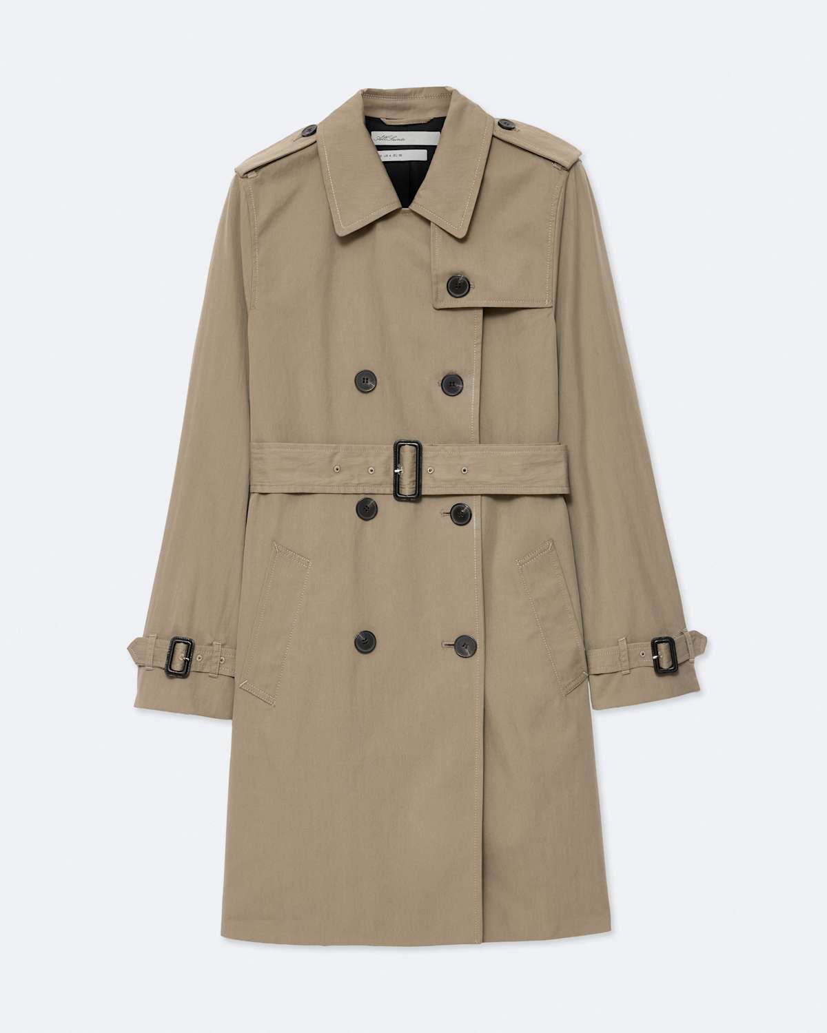 Leonard Double-Breasted Cotton Trench Coat by AllSaints