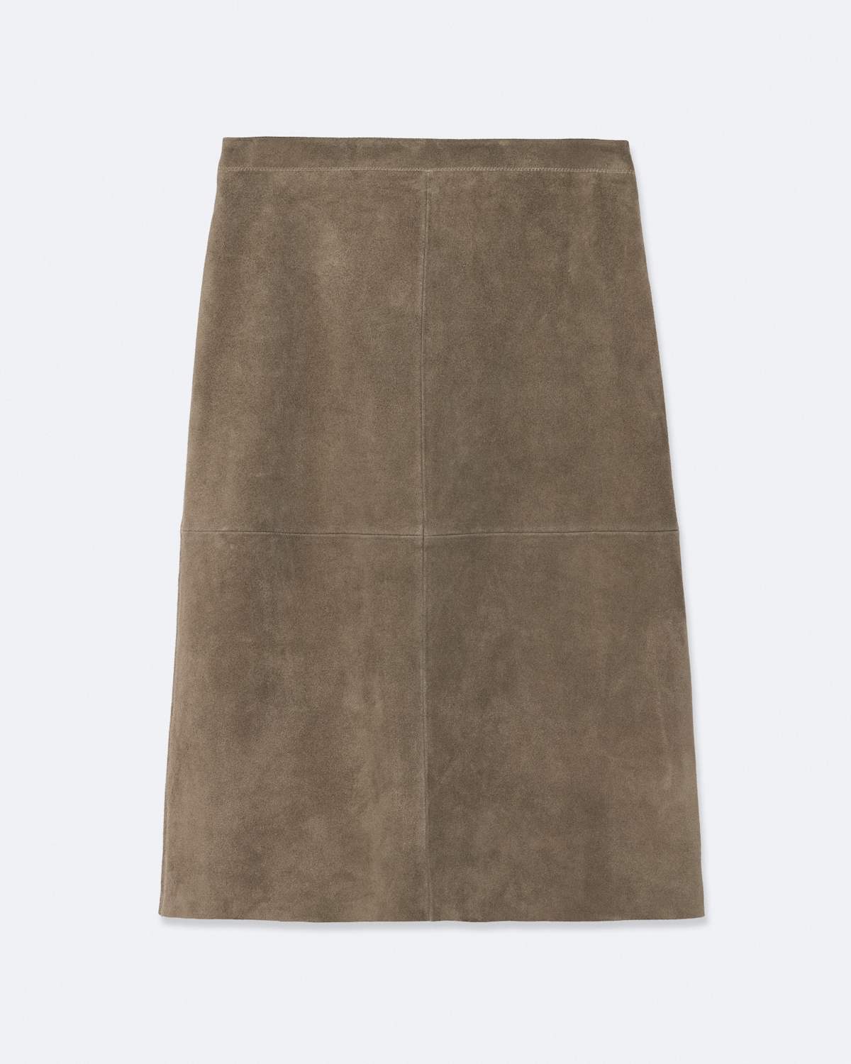 Olivia Suede Midi Pencil Skirt by AllSaints