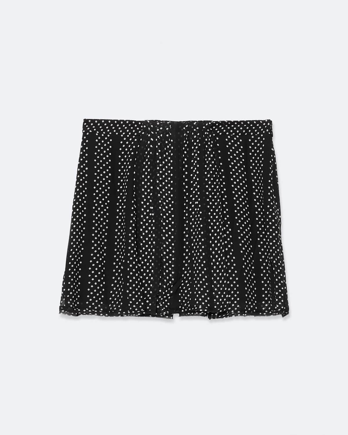 Minna Polka-Dot Viscose Mini Skirt by AllSaints