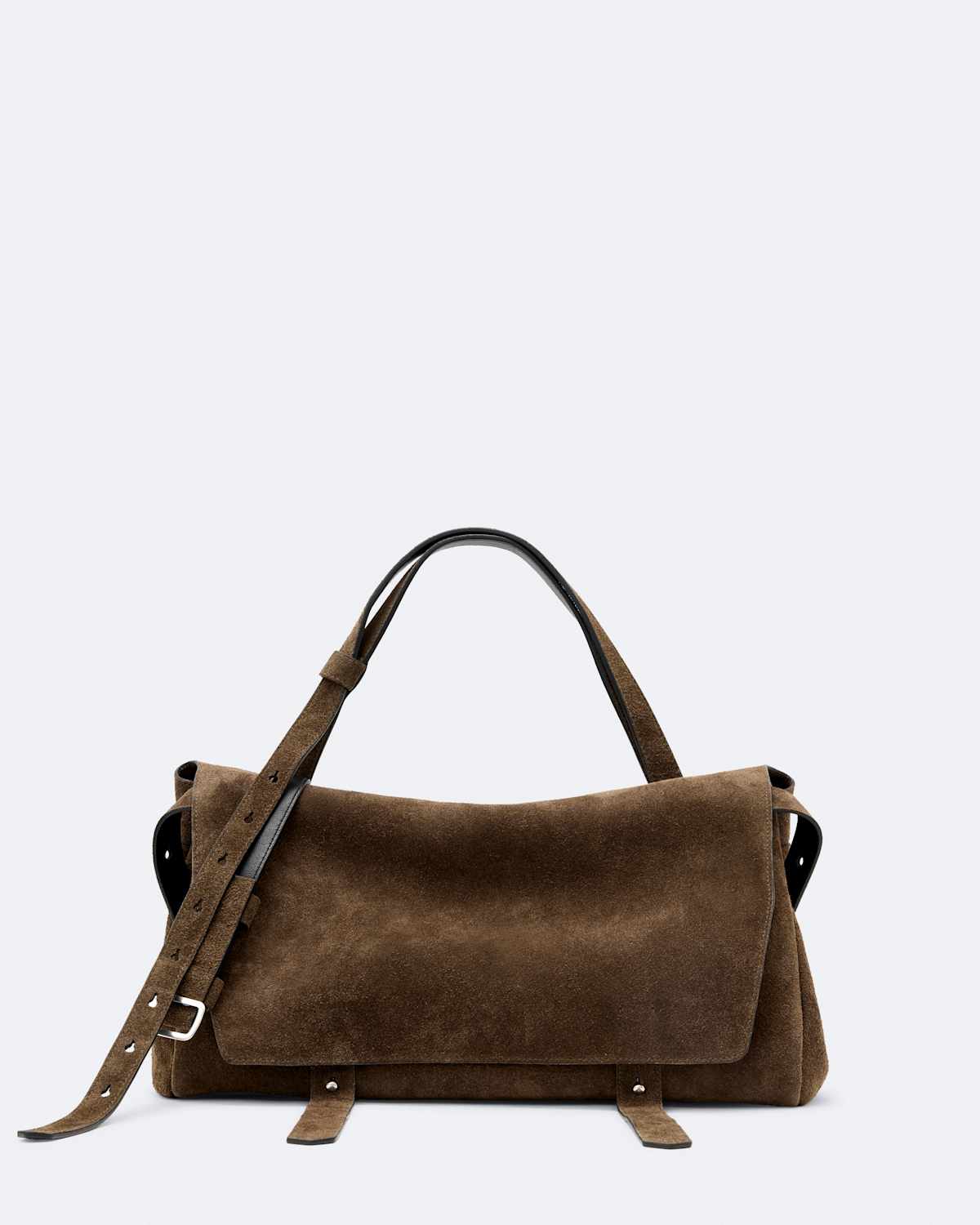 Joan Medium Suede Satchel by AllSaints