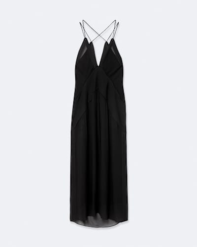 all saints black slip dress Dresses | Black, Satin & Cami Slip Dresses Size:16.5R Printed at side Black Tie Dresses ZAPAKA Women Black Tie