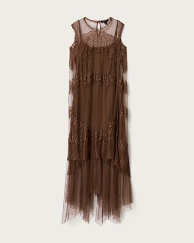 all saints brown dress Midi Dresses | Chocolate & Satin Brown Midi Dresses Buy Coffee Mens Dress
