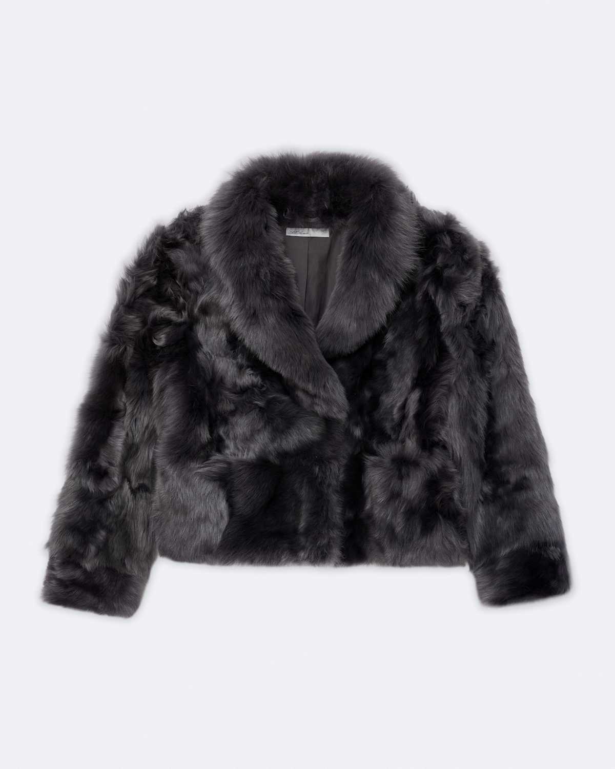 Tosca Long-Hair Shearling Coat by AllSaints