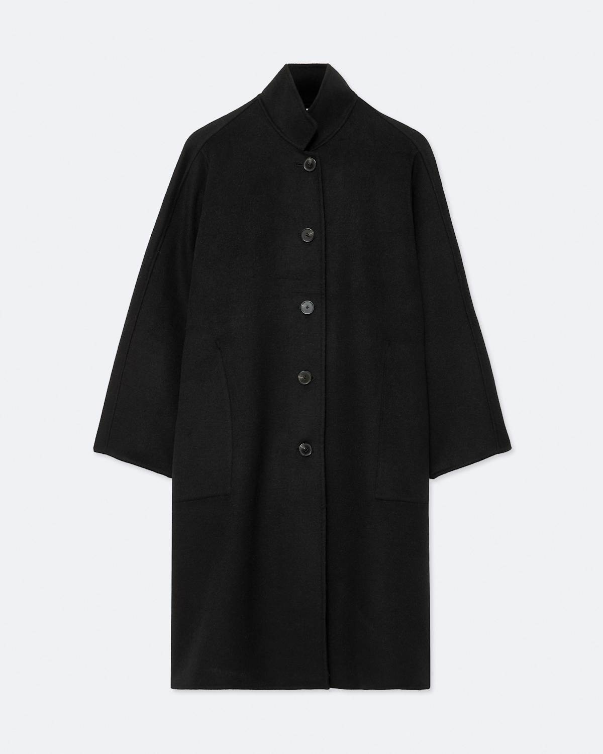 Effie Wool-Blend Cocoon Coat by AllSaints
