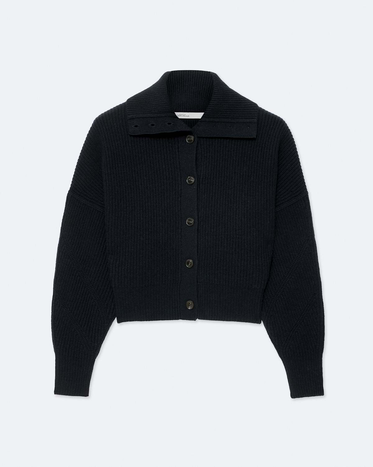 Caron Cropped Merino Wool Cardigan by AllSaints