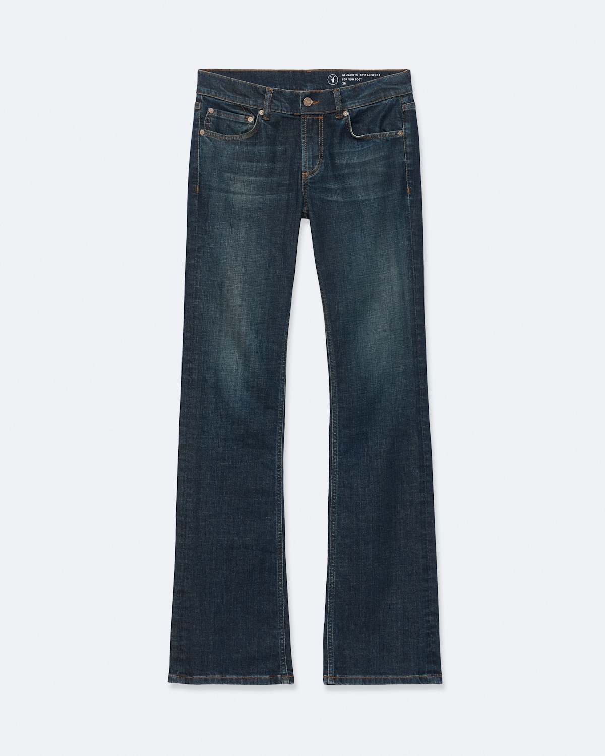 Zoe Low-Rise Slim Bootcut Jeans by AllSaints