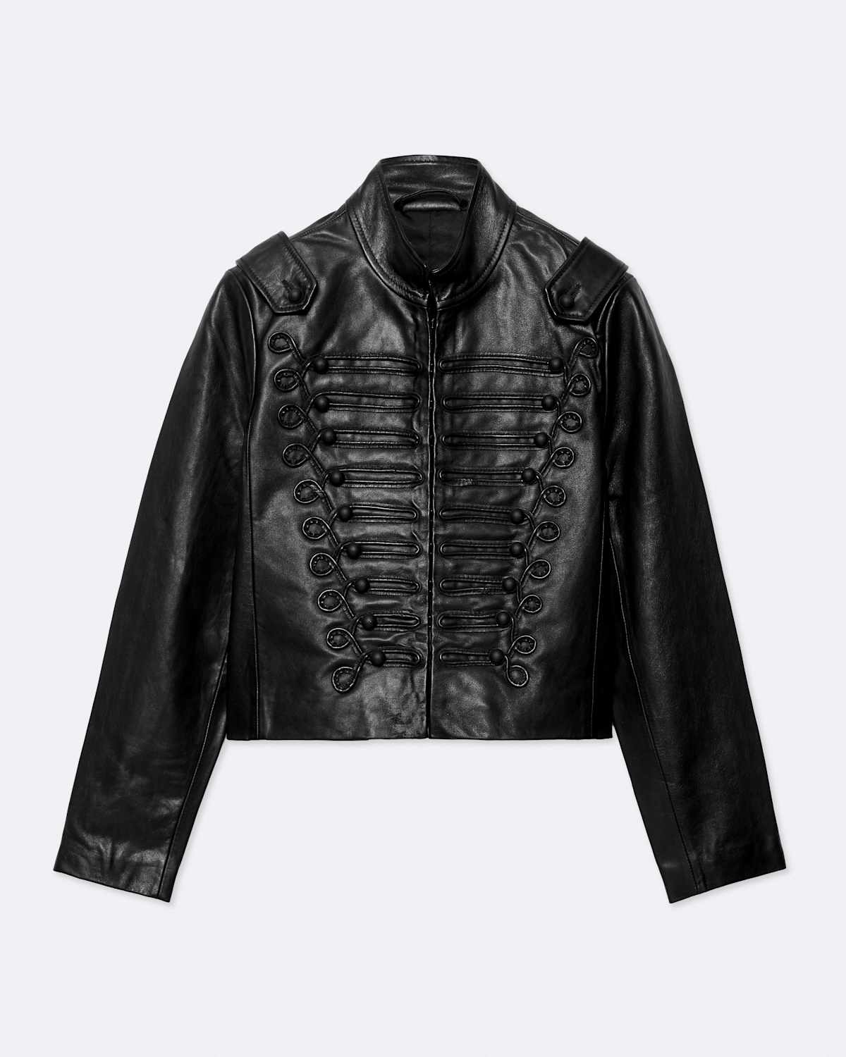 Rummy Cropped Leather Jacket by AllSaints