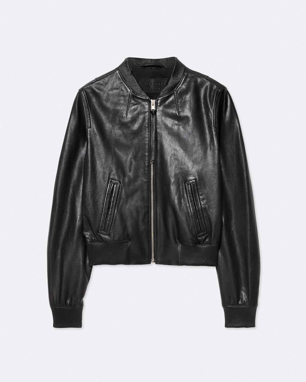 Orlen Leather Bomber Jacket by AllSaints