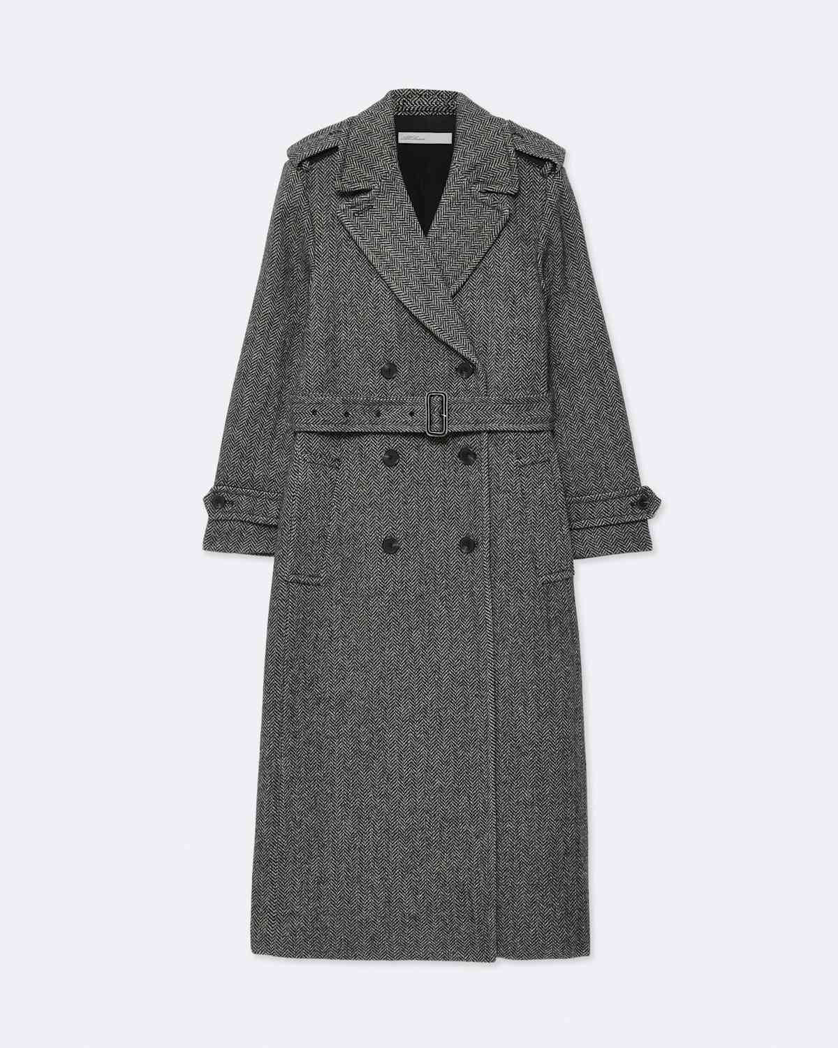 Brescia Double-Breasted Wool Trench Coat by AllSaints