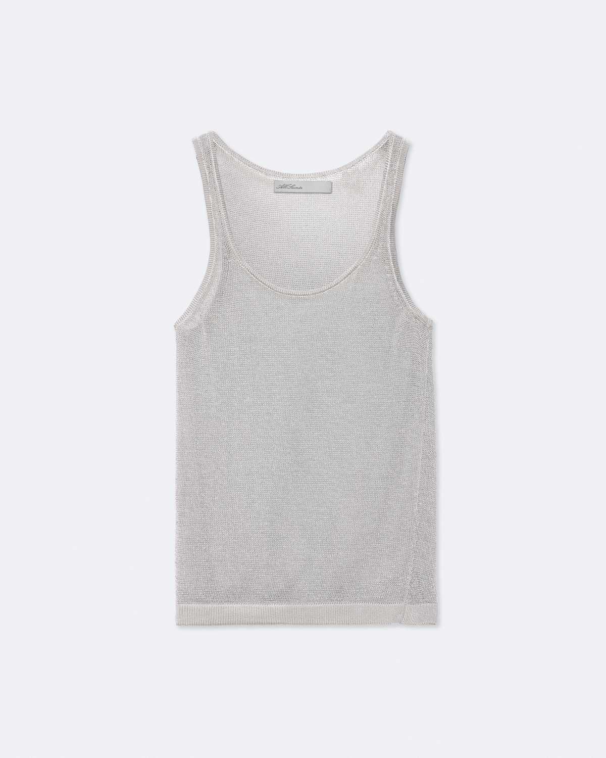 Silvi Fitted Metallic Vest by AllSaints