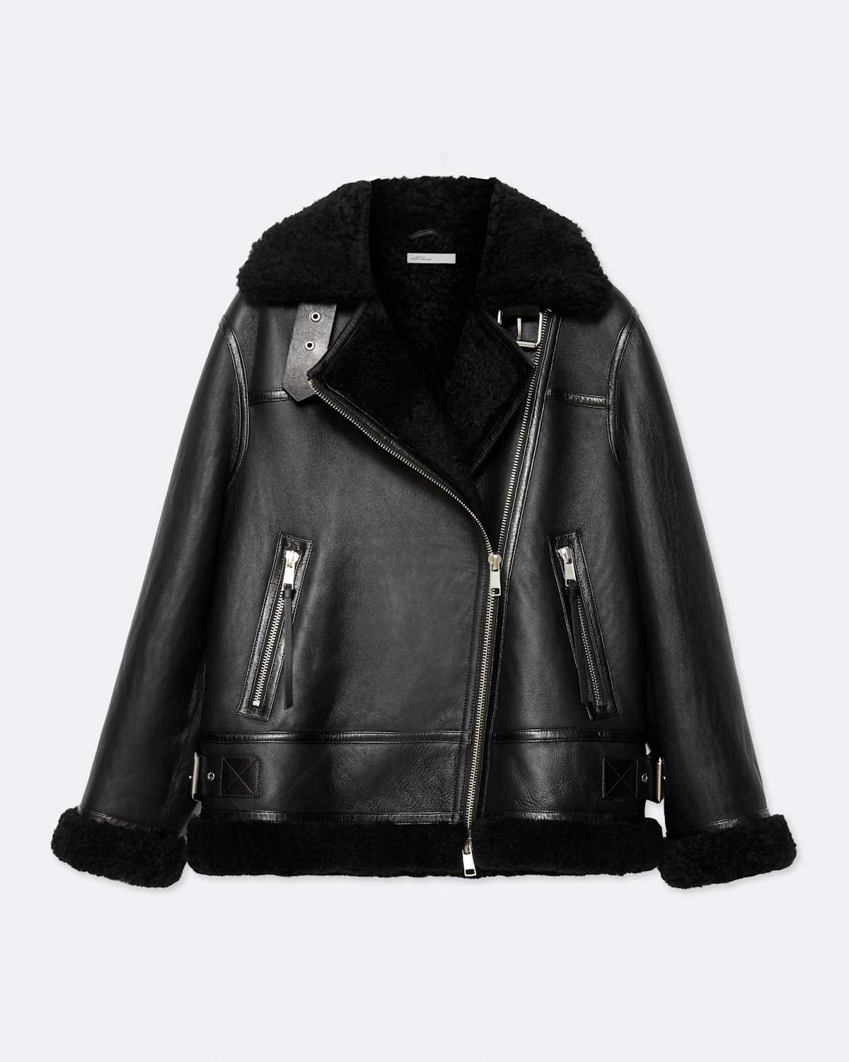 Sydney Oversized Shearling Jacket by AllSaints