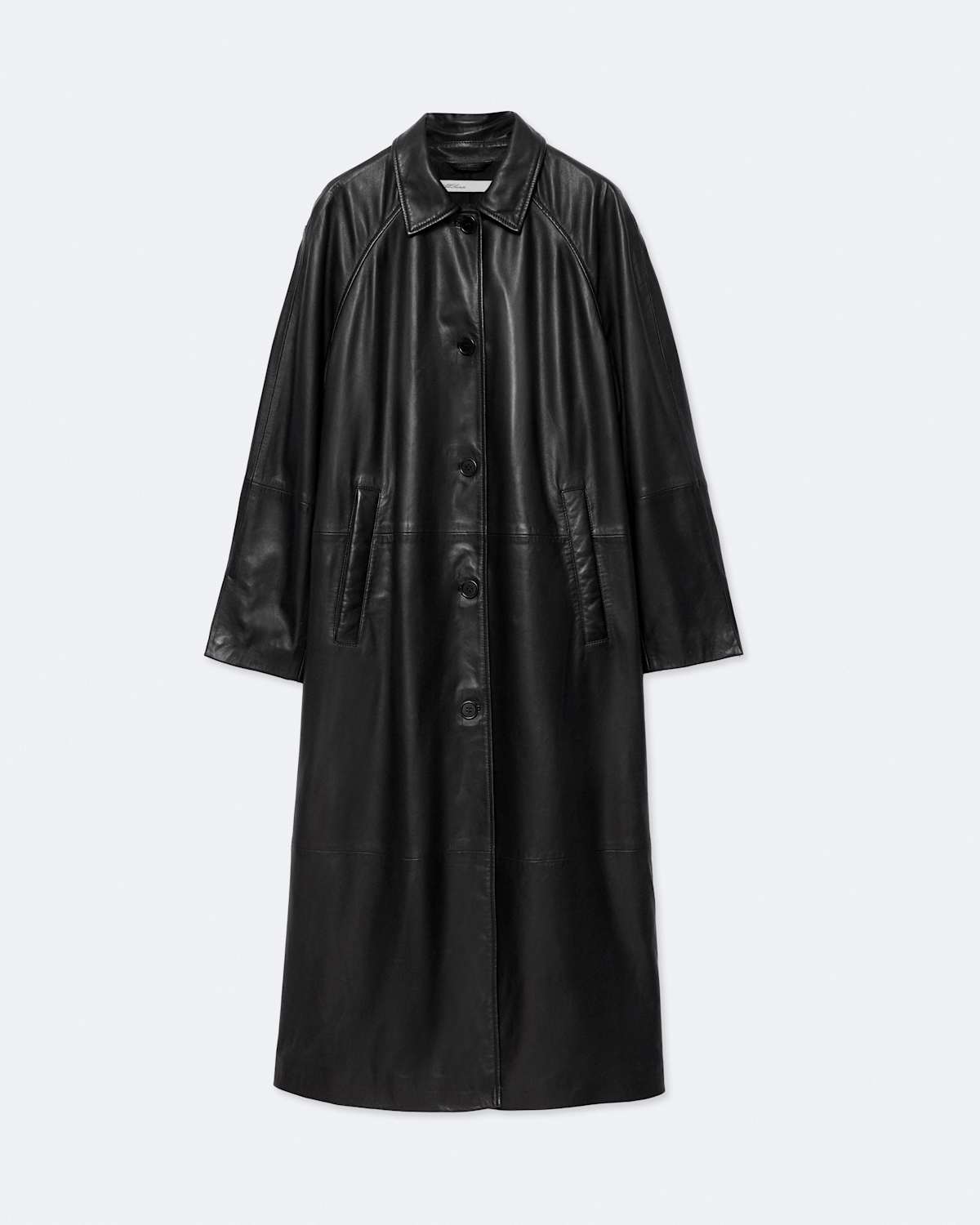 Orville Oversized Leather Coat by AllSaints