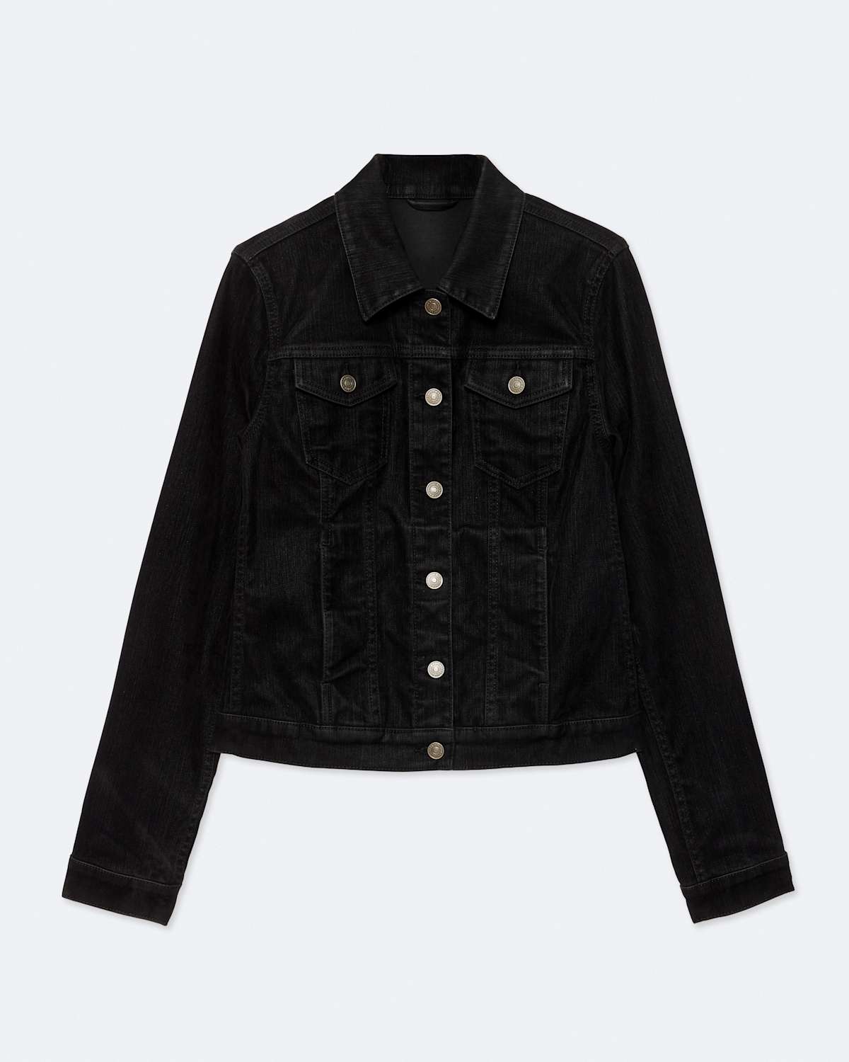 Flocked Denim Slim-Fit Trucker Jacket by AllSaints