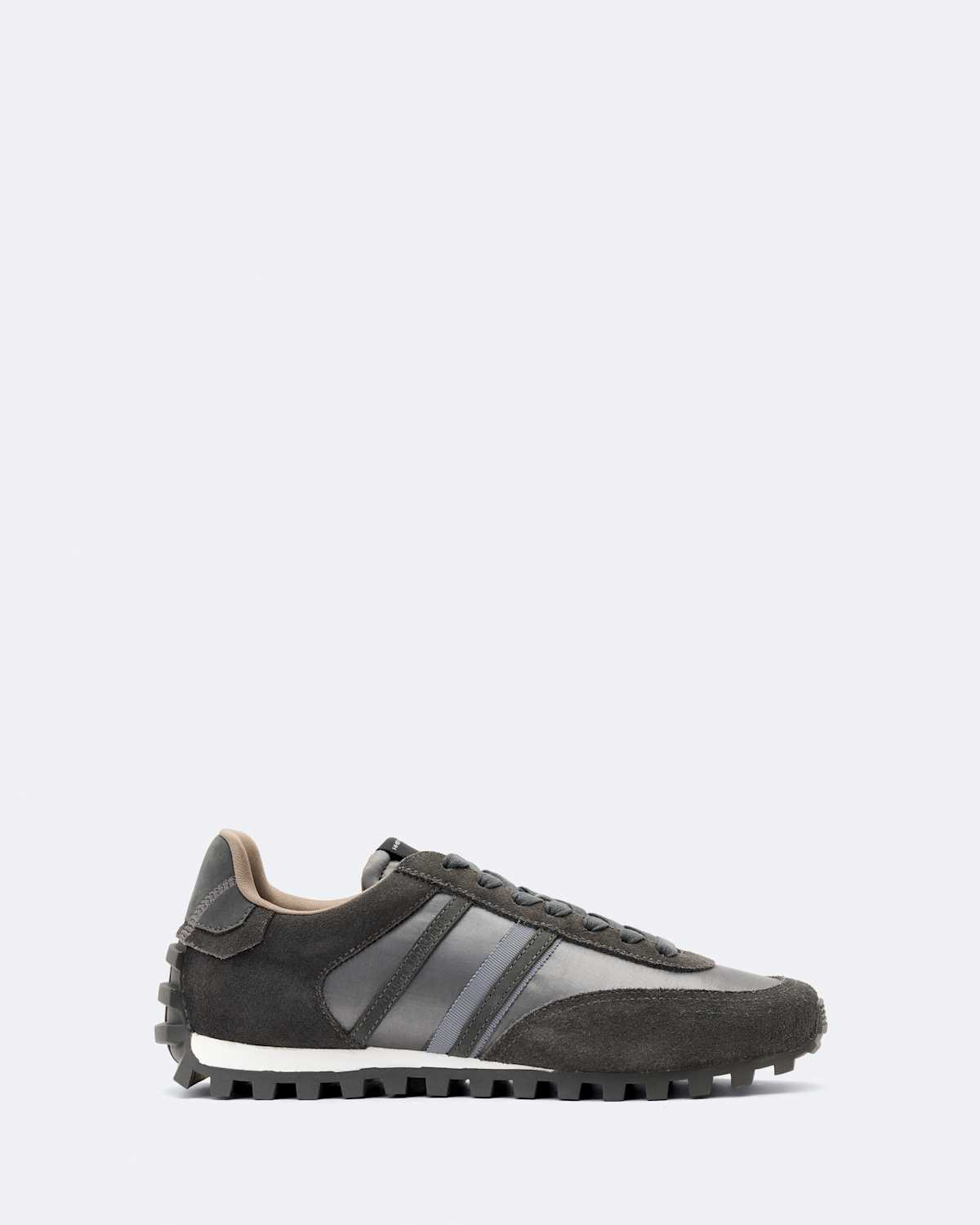 Robin Satin And Suede Runner Trainers by AllSaints