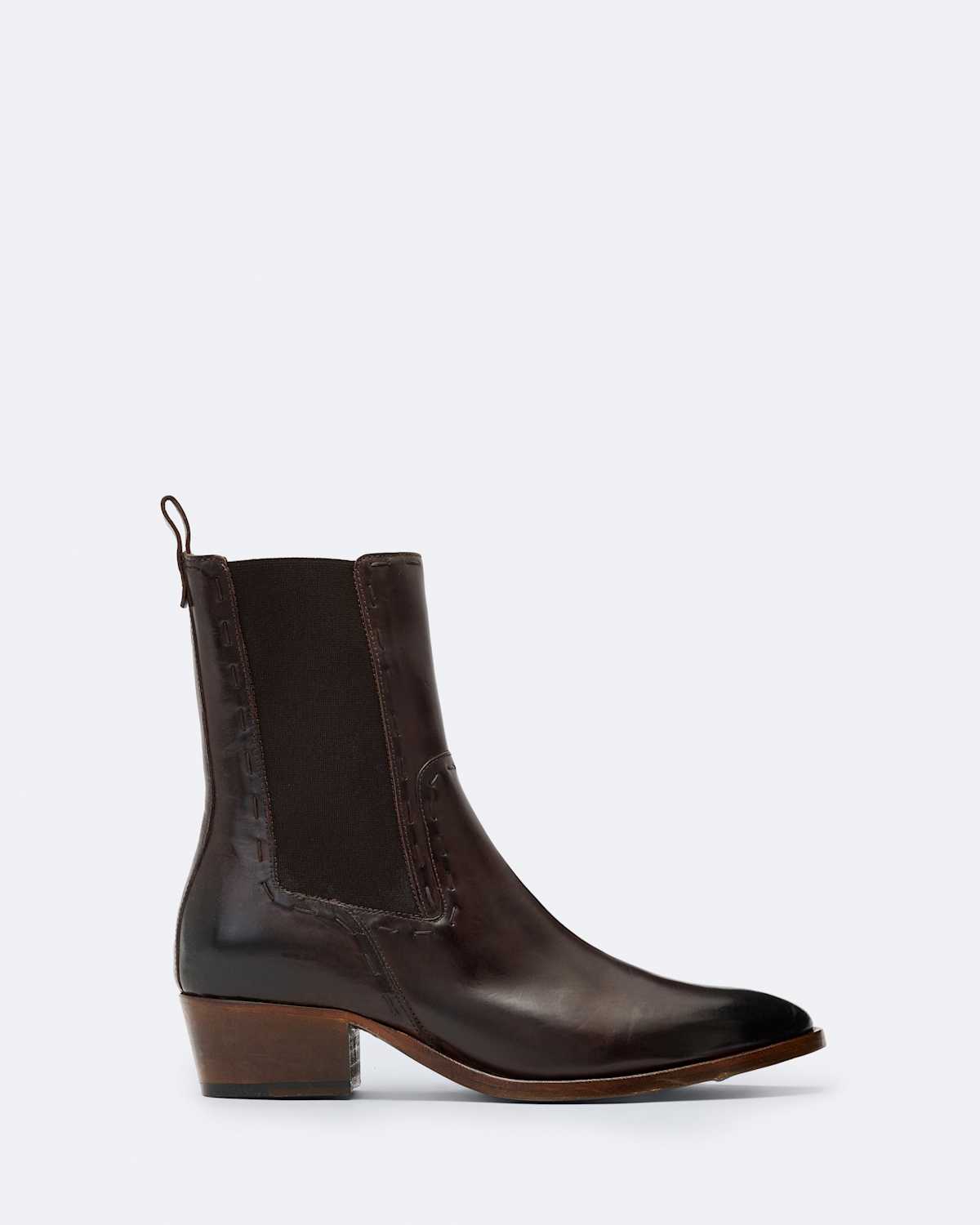 Jura Stitch Leather Chelsea Boots by AllSaints