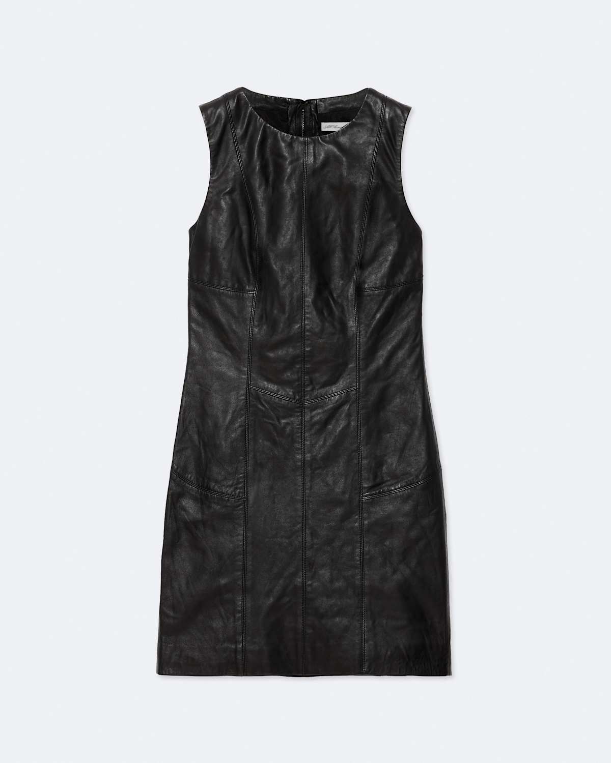 Vee Leather Mini Dress by AllSaints
