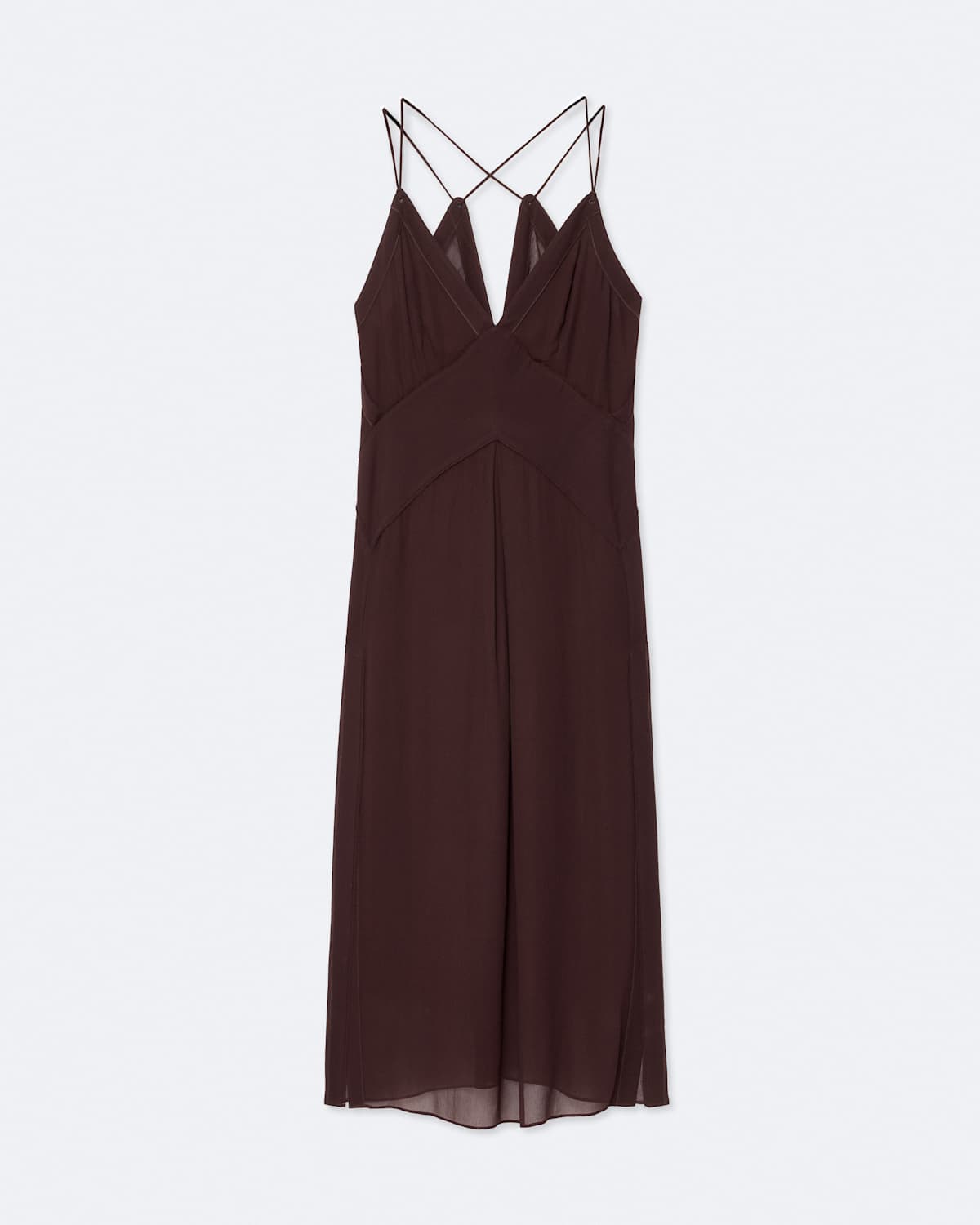 Fawn Viscose Midi Slip Dress by AllSaints