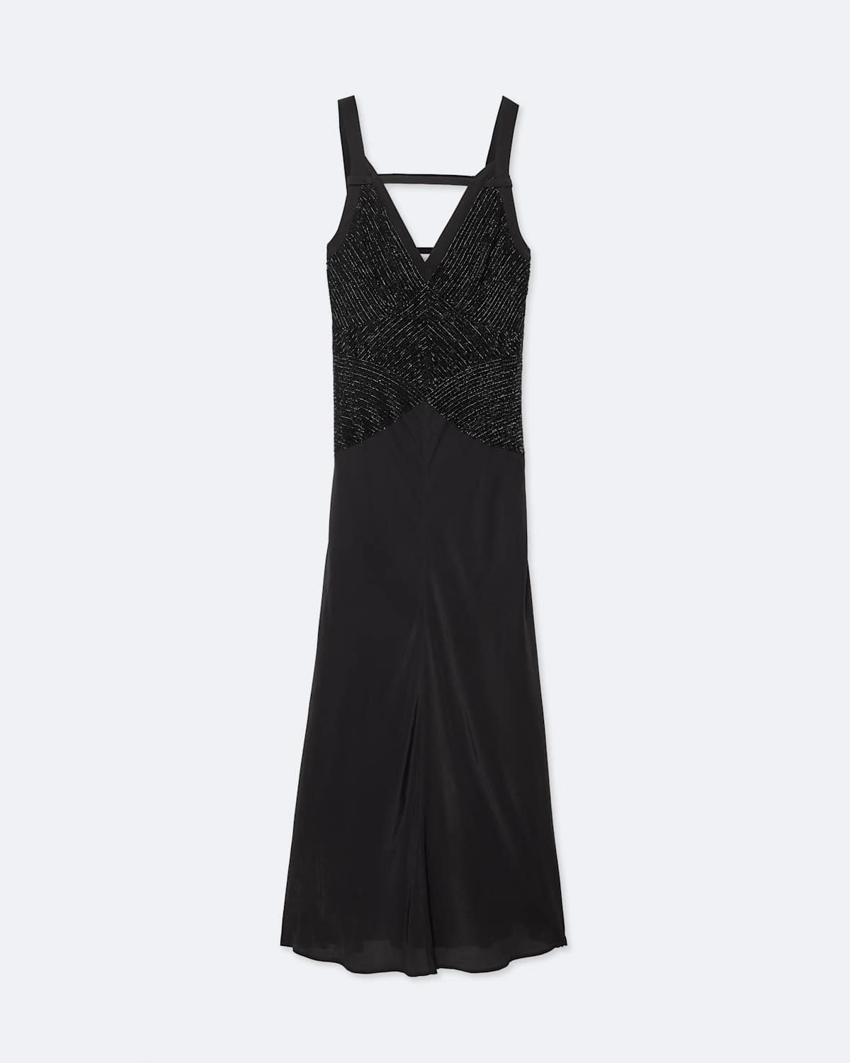 Fawn Embellished Viscose Midi Slip Dress by AllSaints
