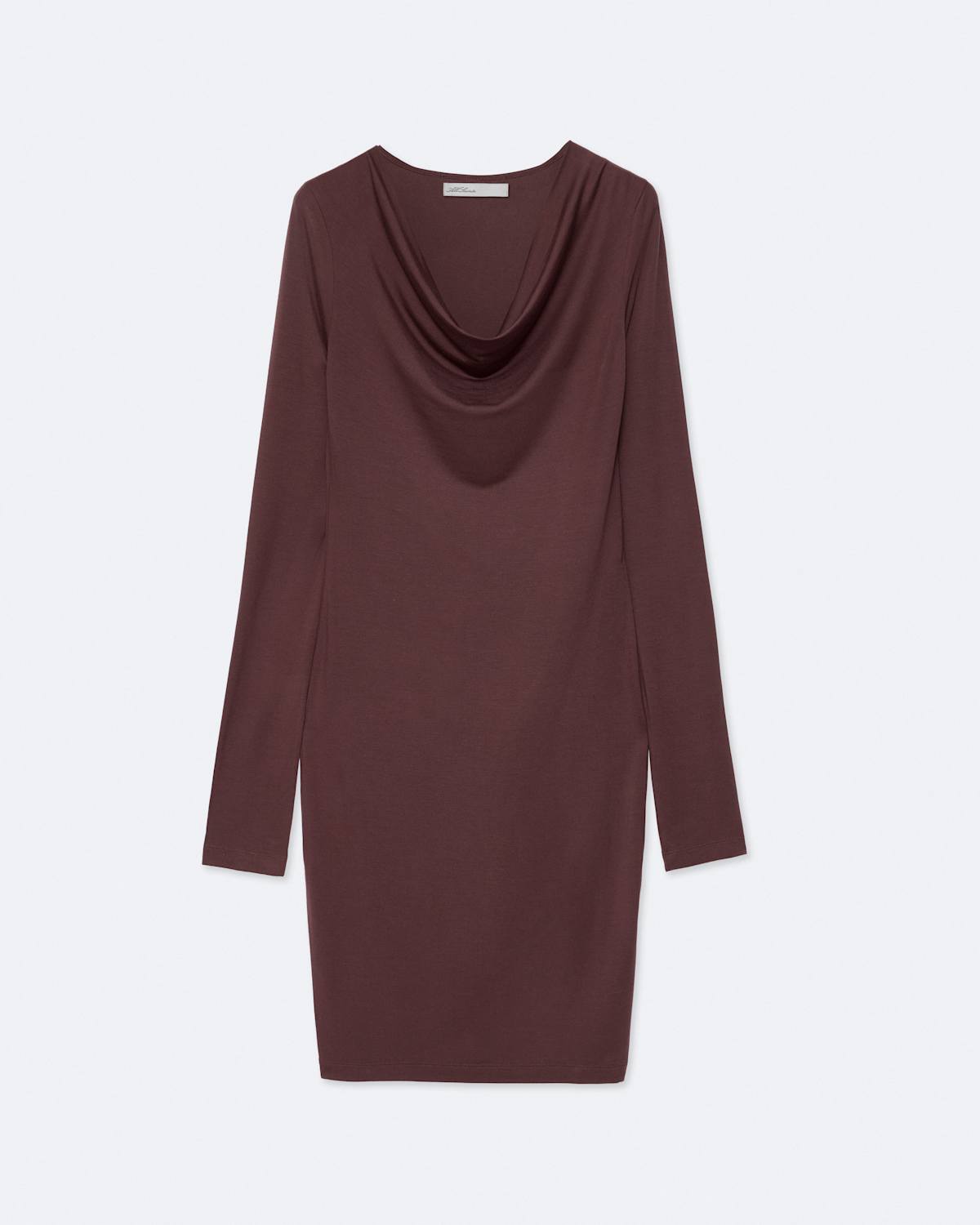 Lilla Cowl-Neck Bodycon Midi Dress by AllSaints